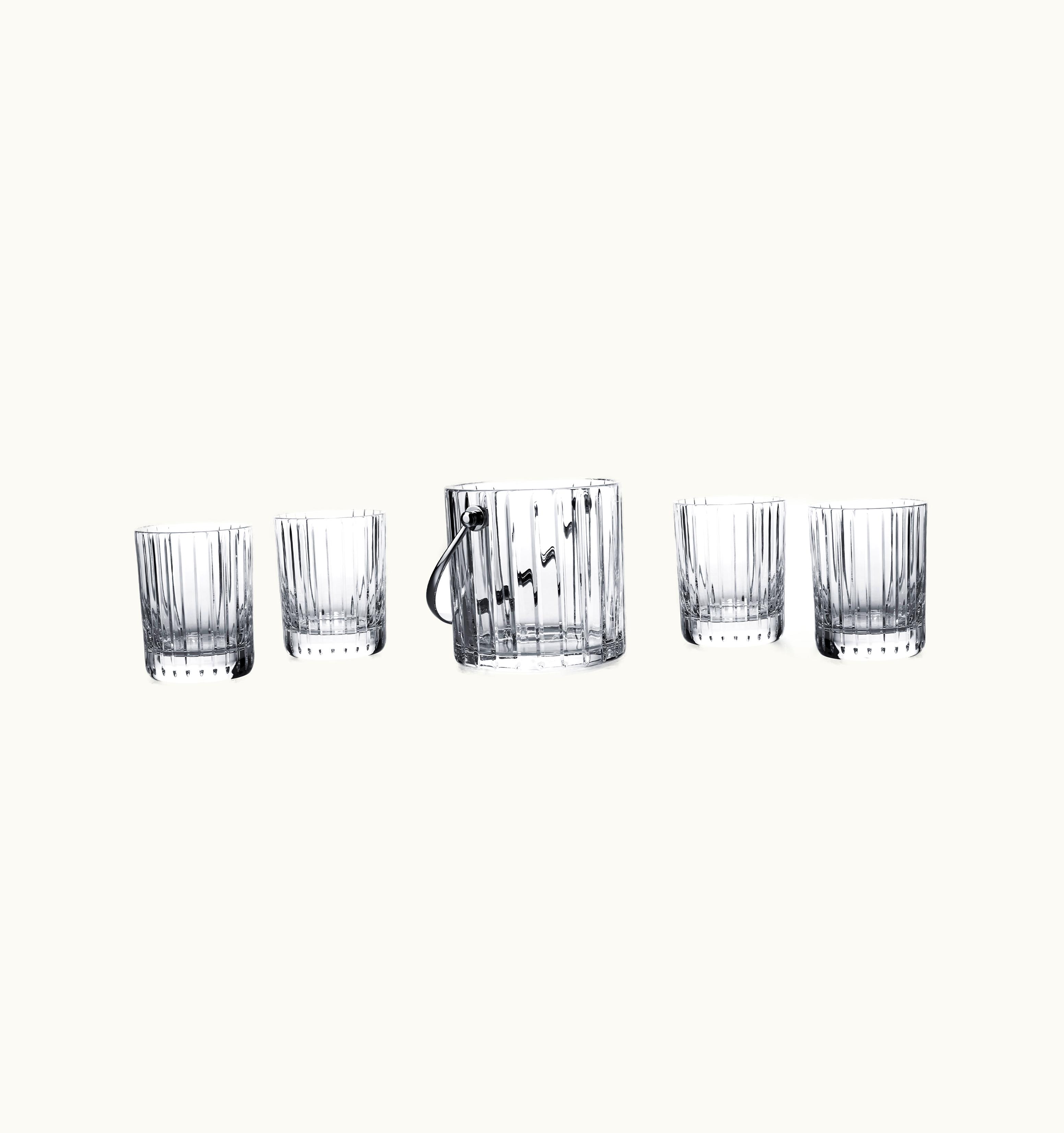 Baccarat Baccarat Harmonie On The Rocks Tumblers And Ice Bucket Set