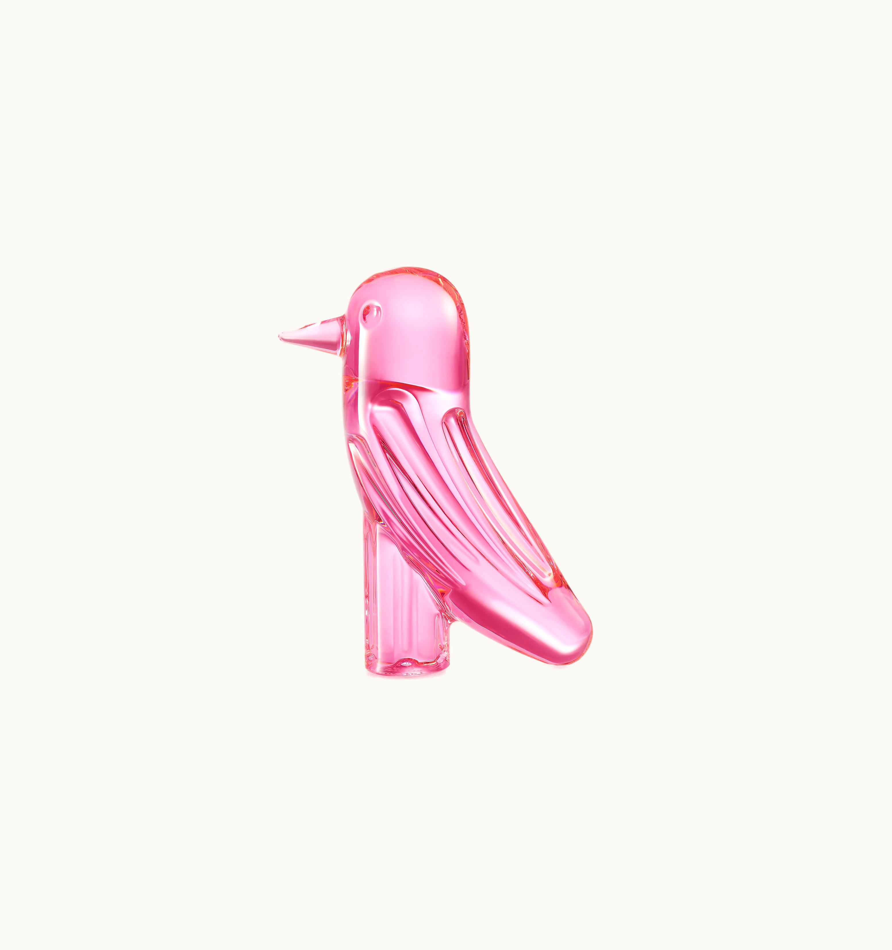 Baccarat Baccarat Faunacrystopolis Pink Bird