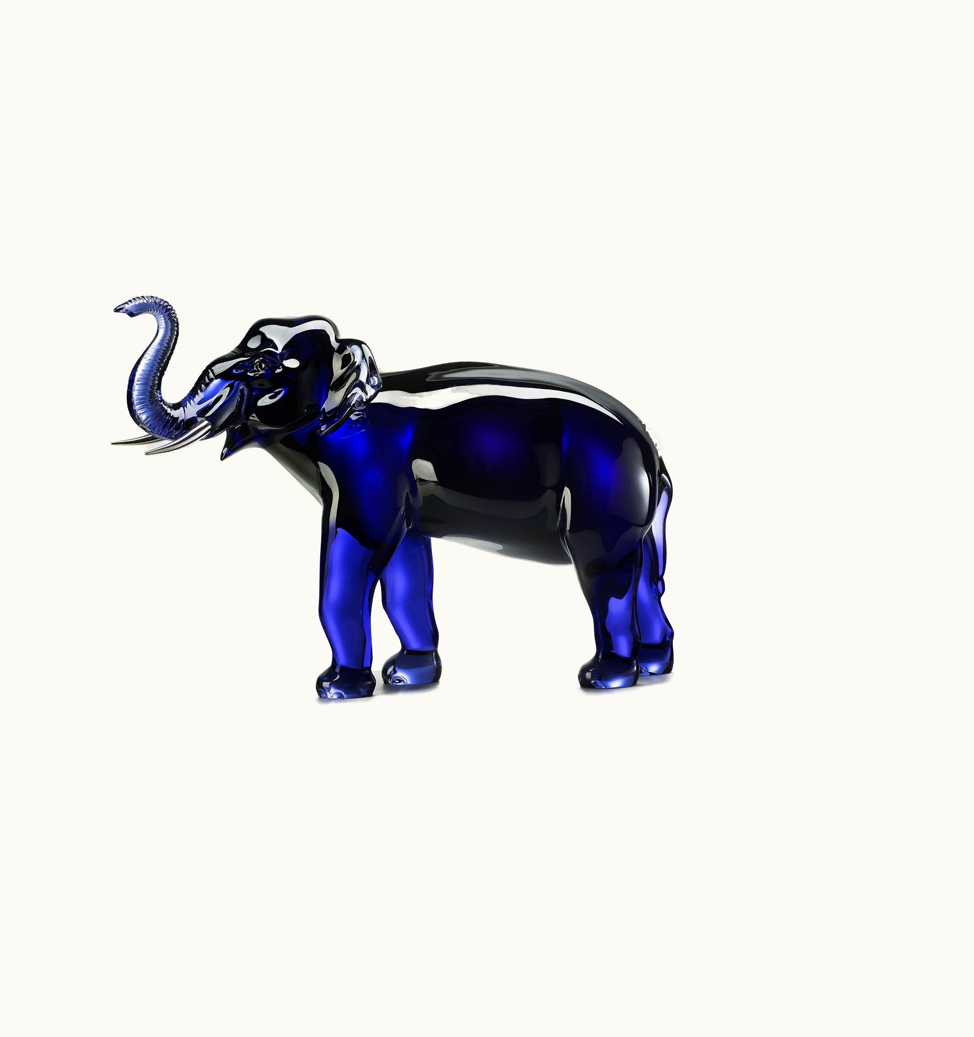 Baccarat Baccarat Elephant Sculpture