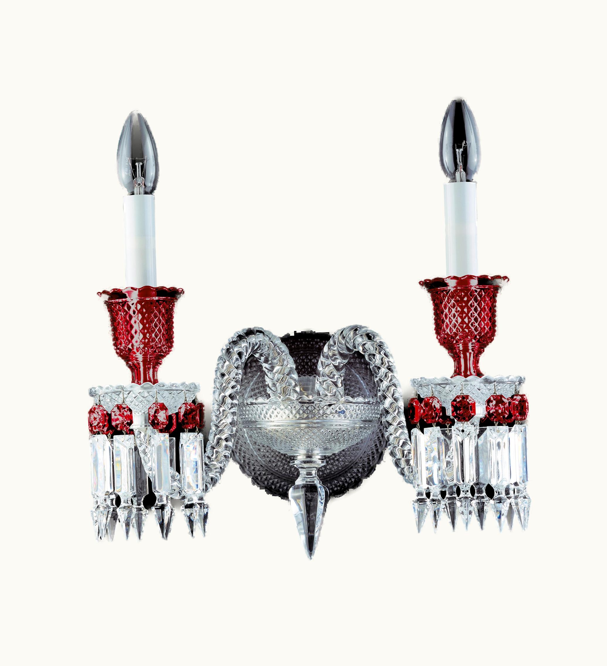 Baccarat Baccarat Zénith Wall Unit Clear And Red (2l)