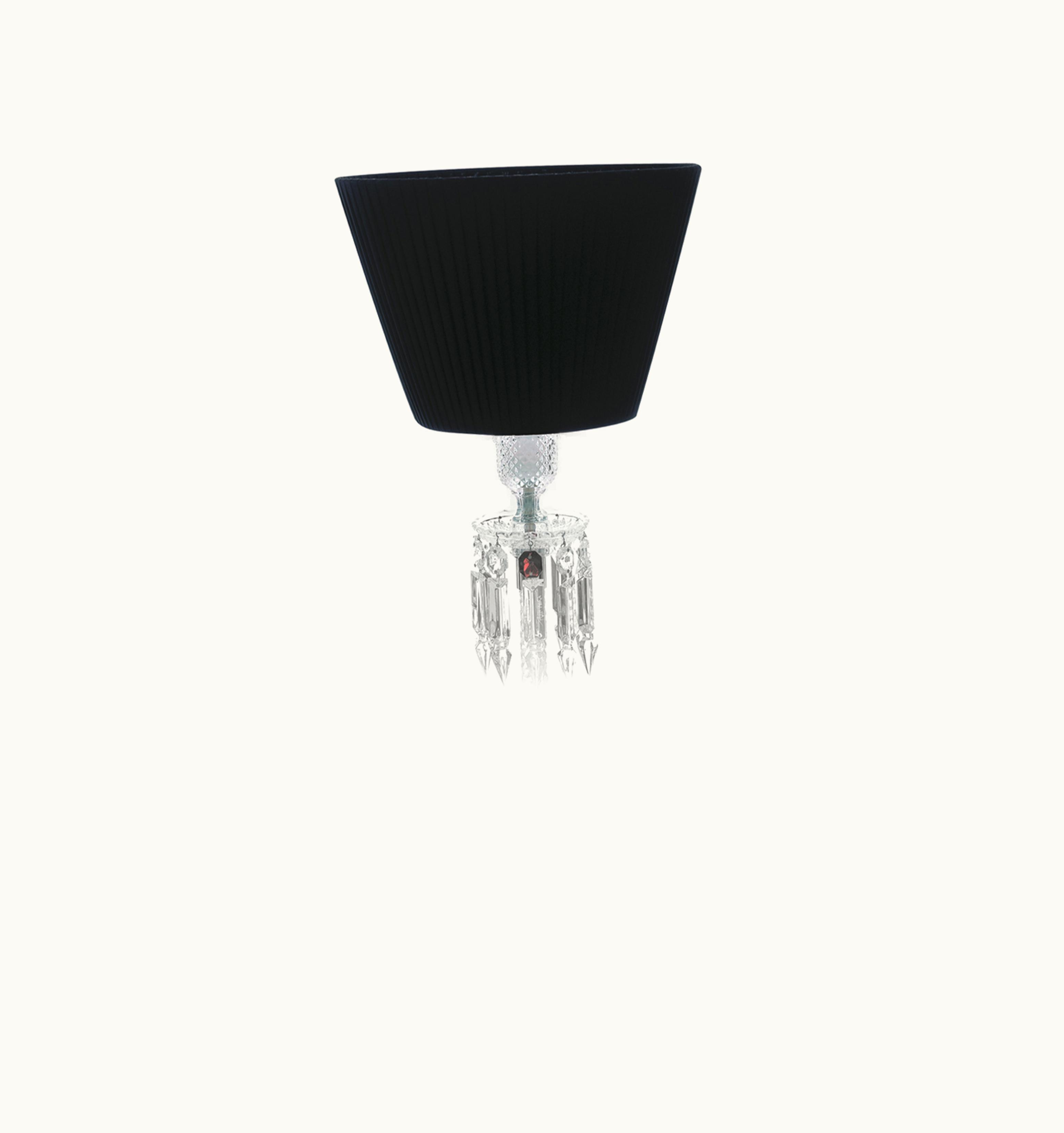 Baccarat Baccarat Torch Lamp Black
