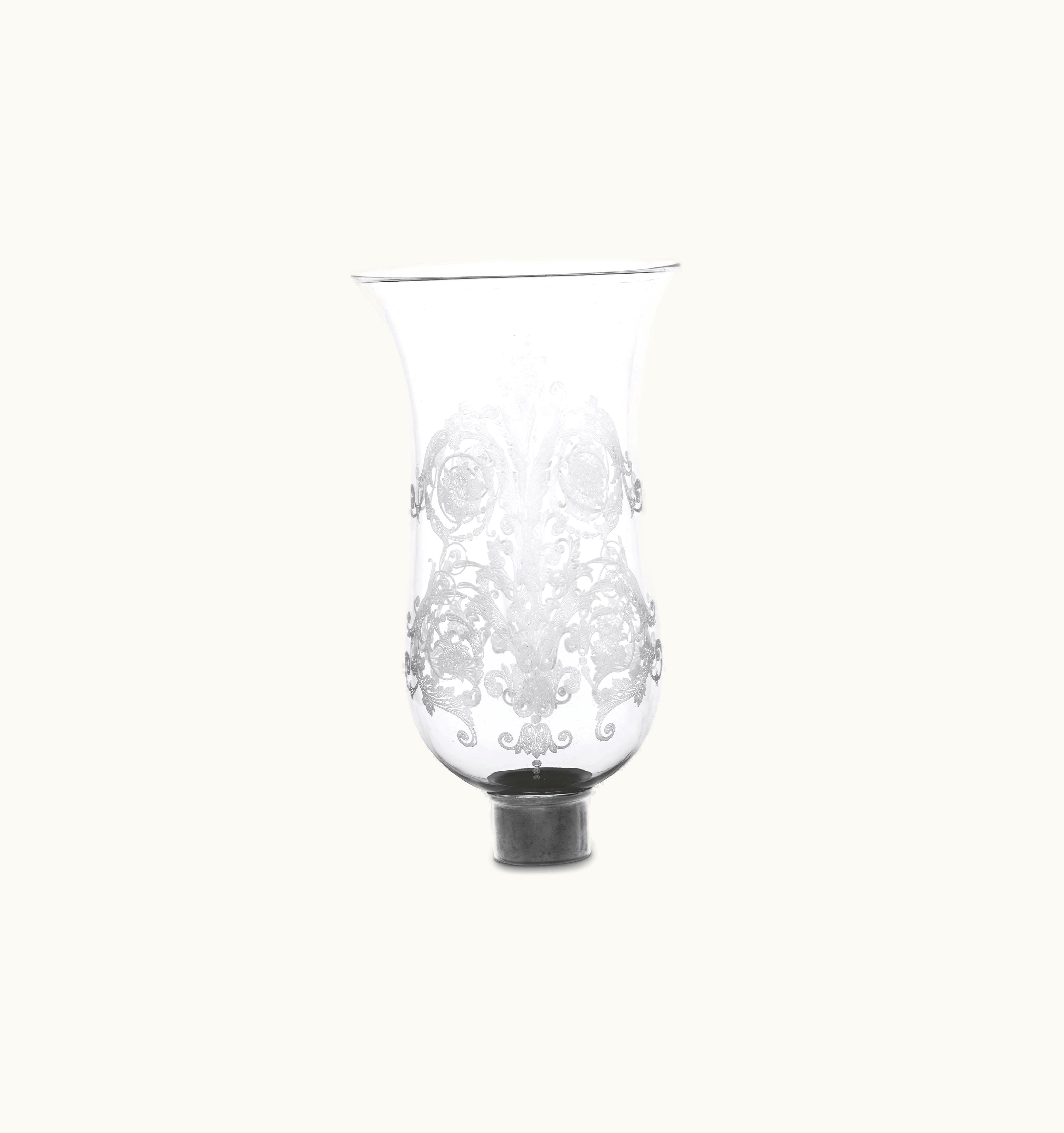 Baccarat Baccarat Tulip Hurricane Shade Flat Top Acanthus 2807349