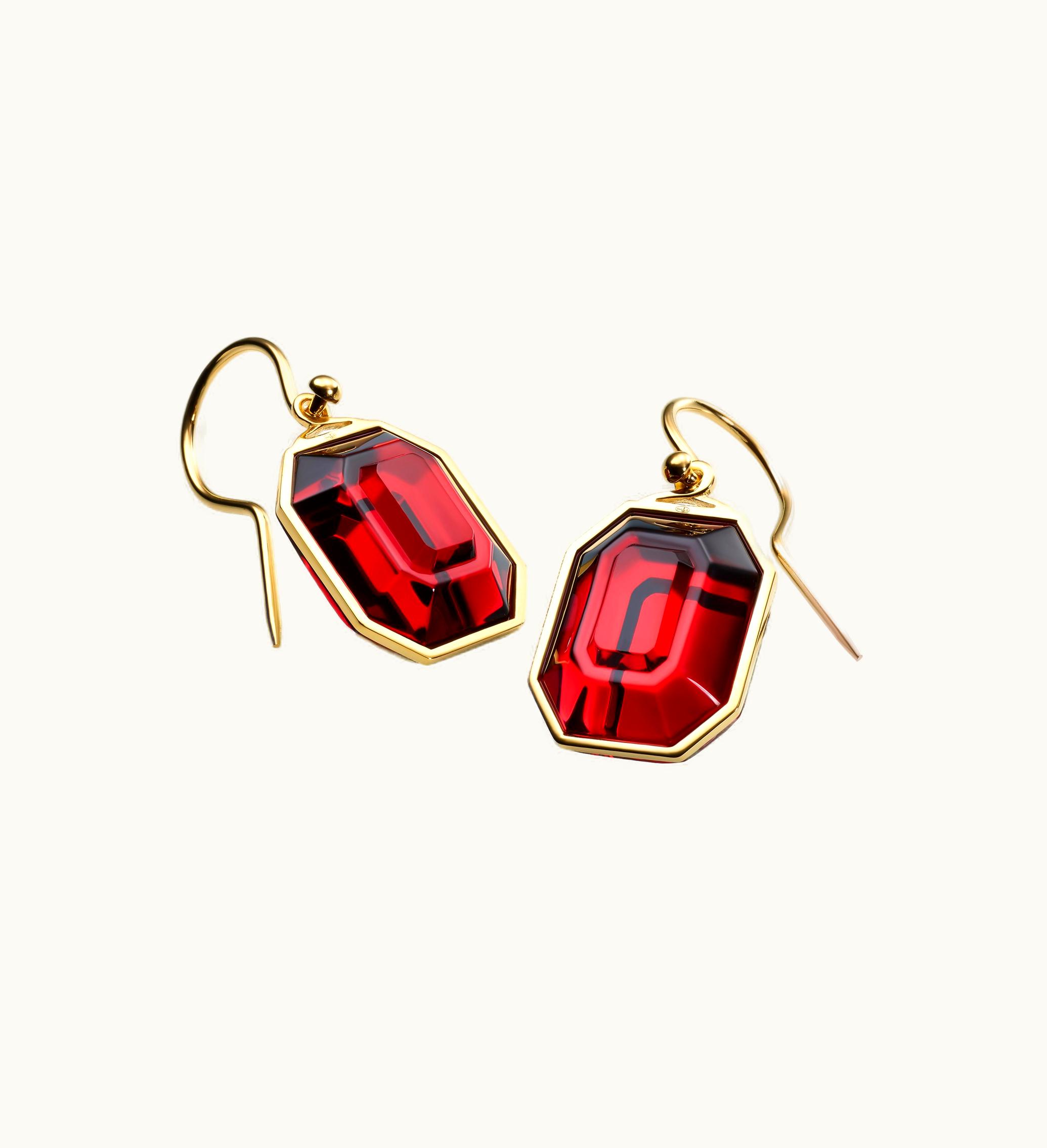 Baccarat Baccarat Harcourt Gold Plated Earrings
