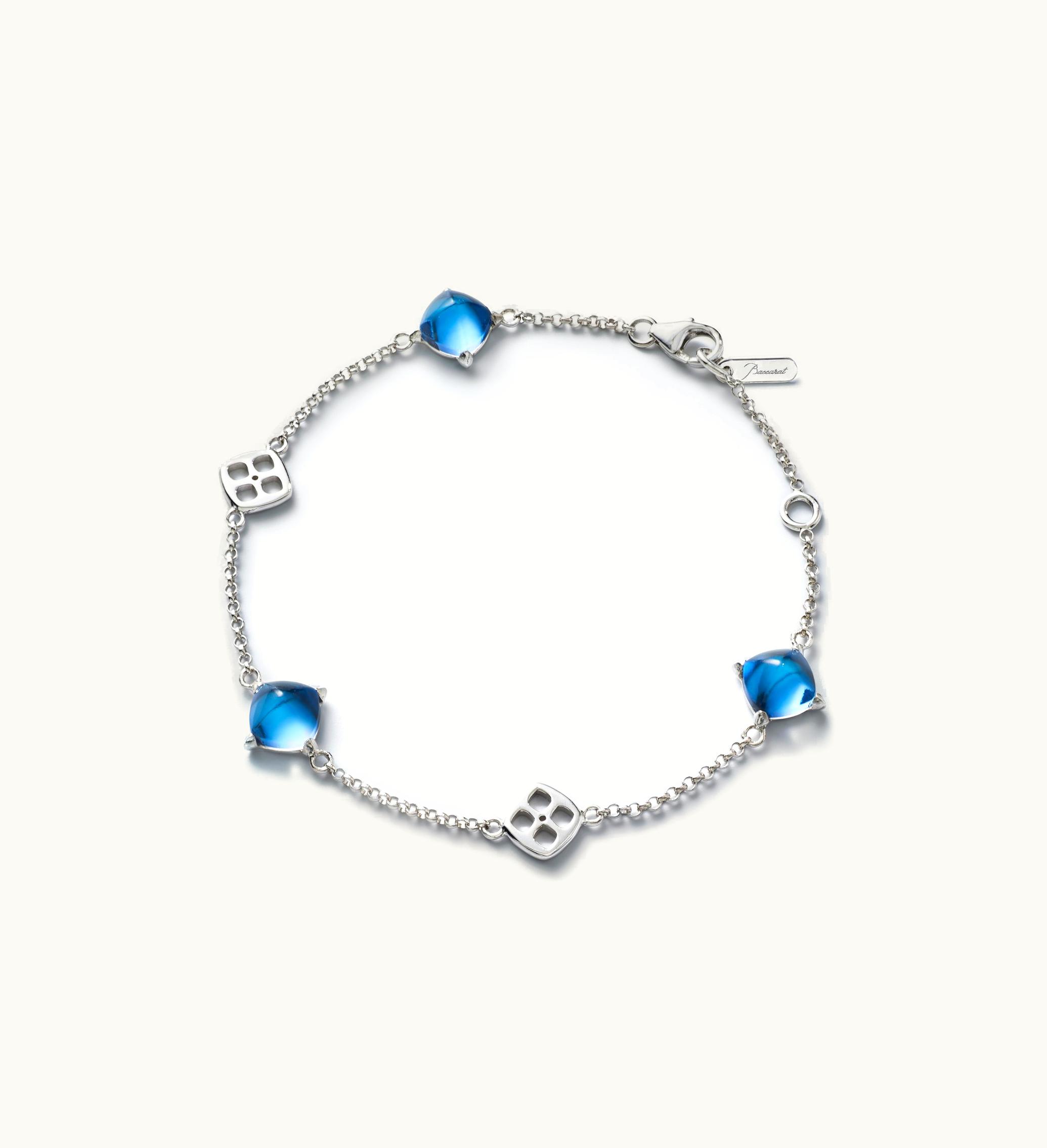 Baccarat Baccarat Mini Médicis Bracelet Riviera Blue