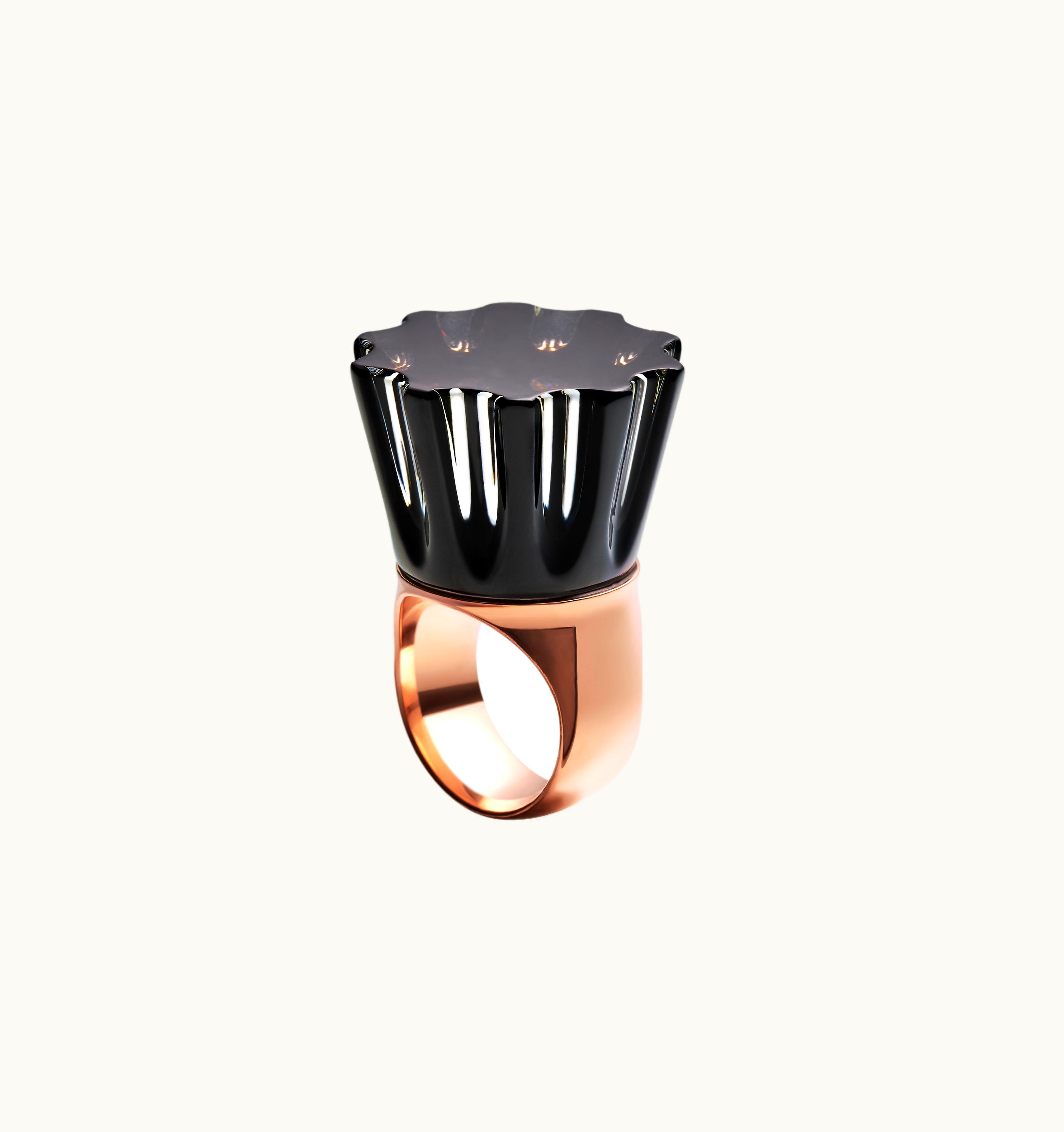 Baccarat Baccarat L'Eclat De Talleyrand Empress Rose Gold Plated Ring