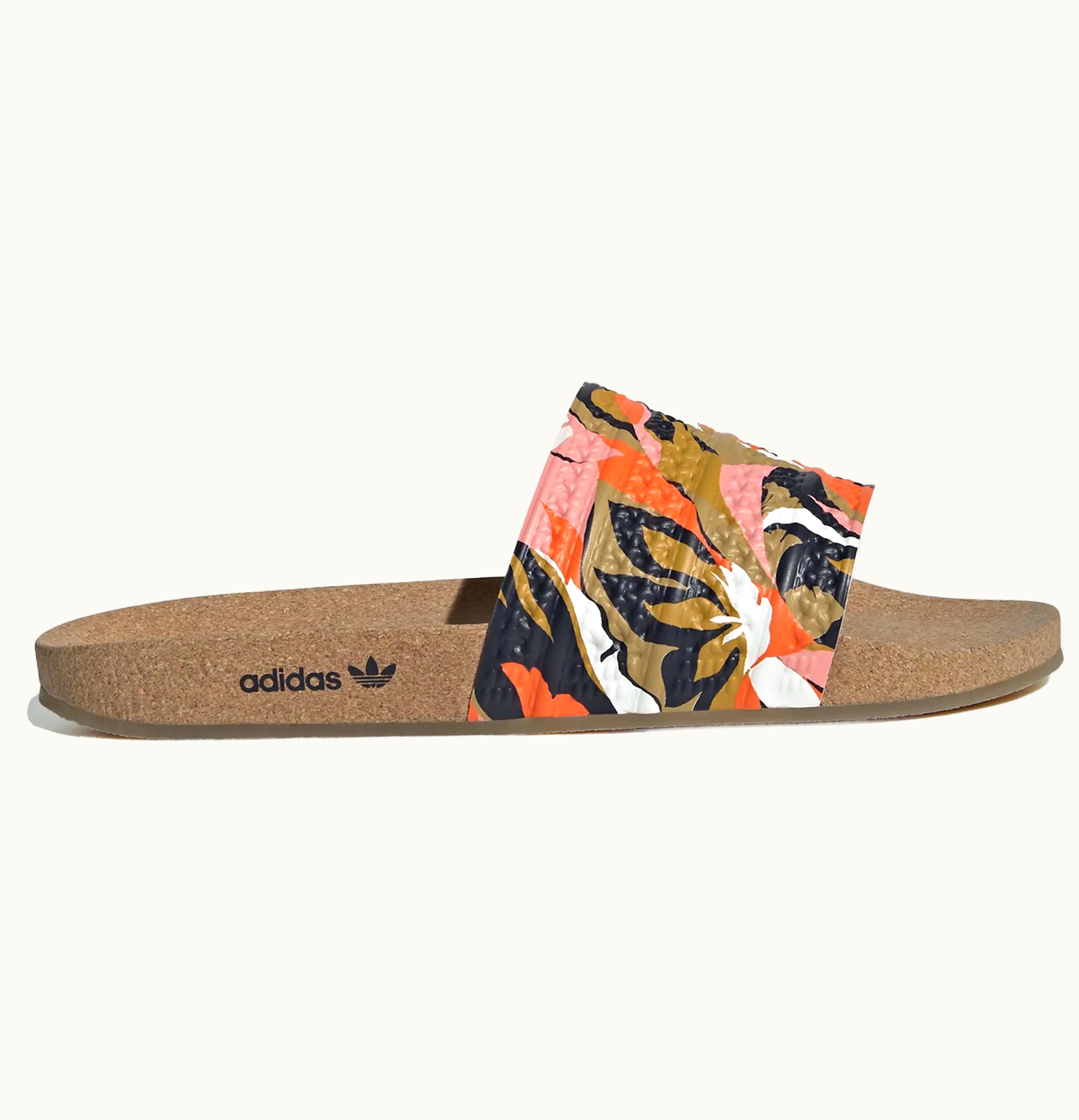 Adidas adidas Adilette Cork Slides Legend Ink Orange