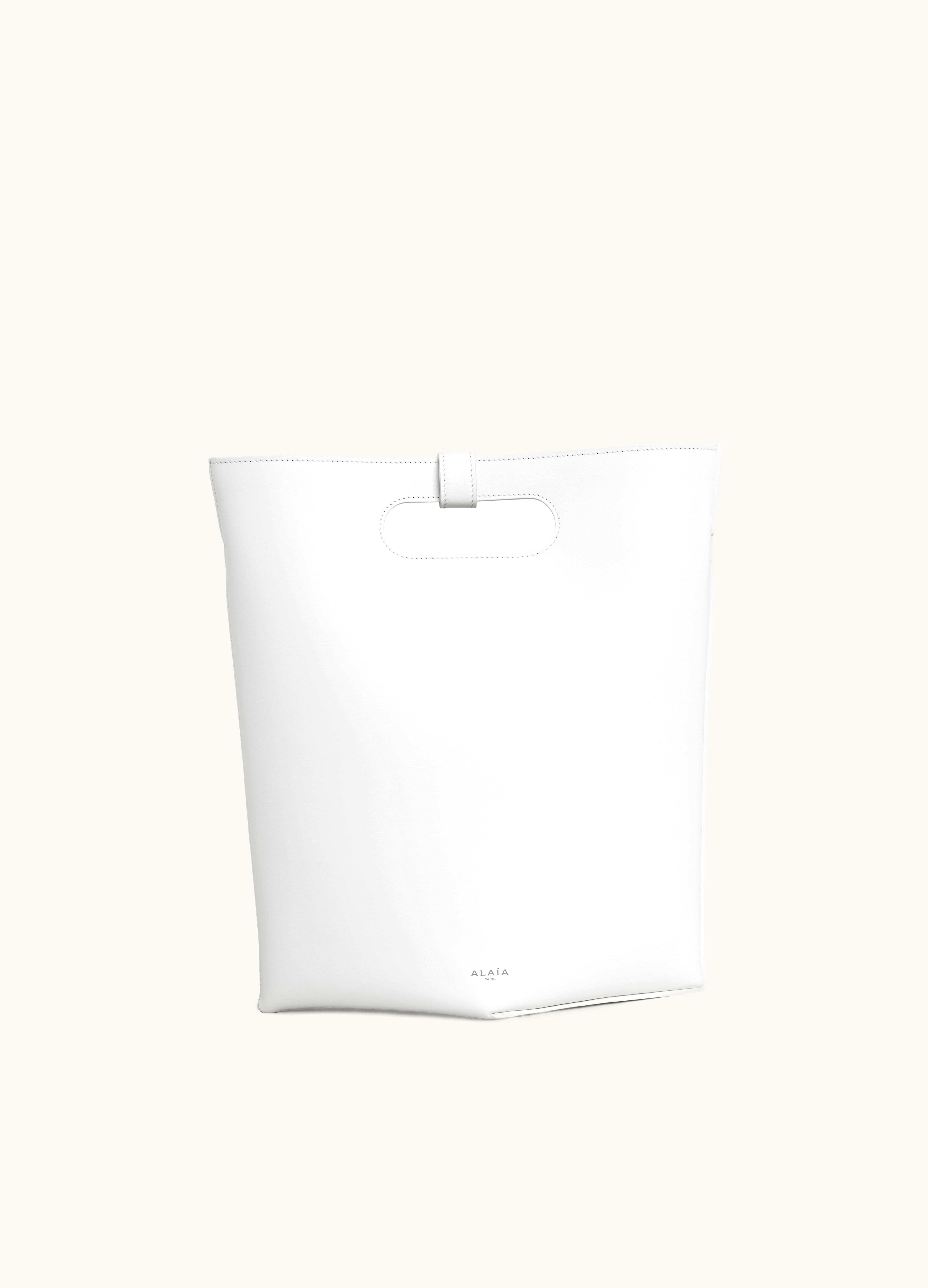 Alaia Alaia Women's Optic White Folded Bag In Calfskin