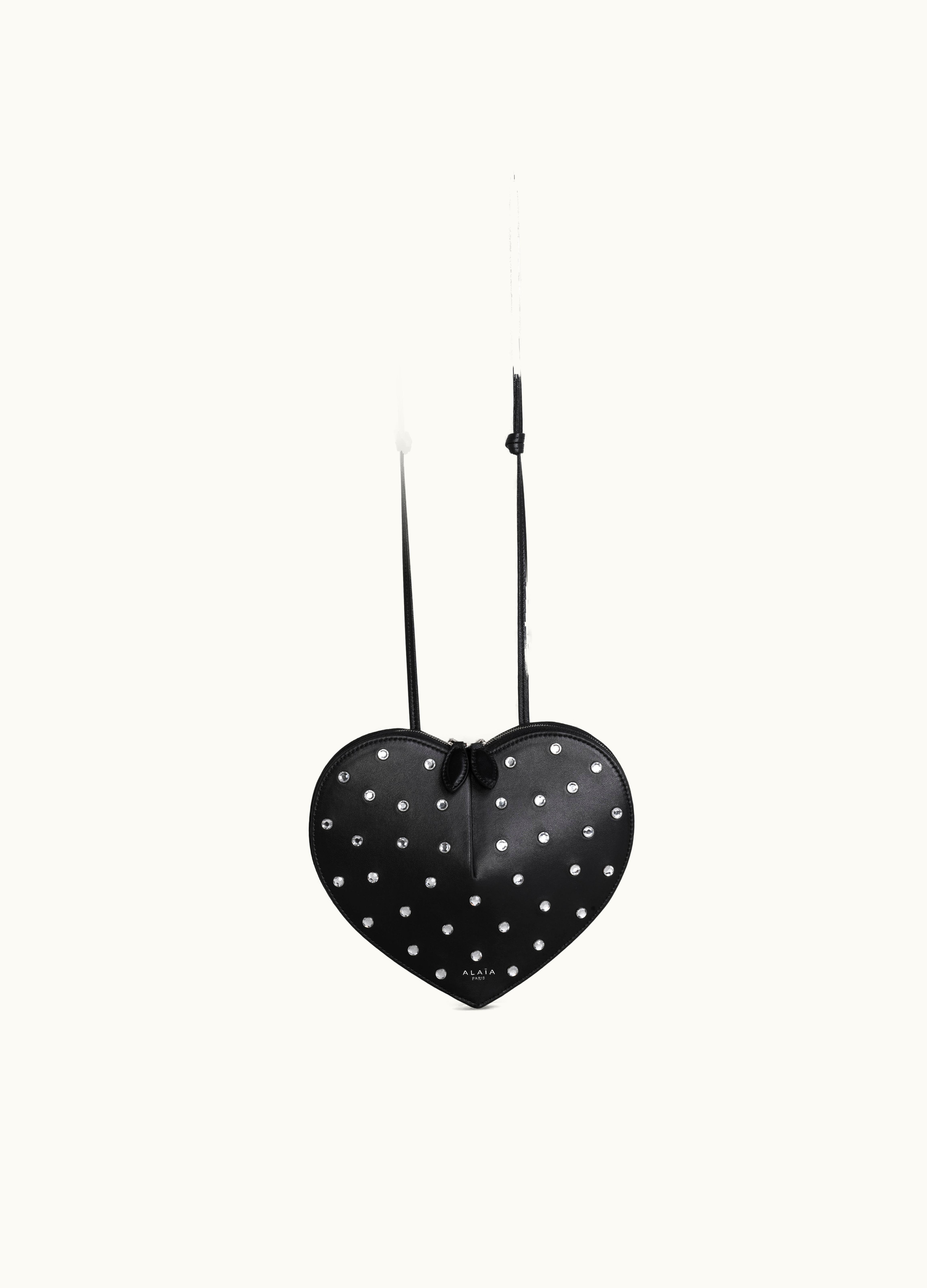 Alaia Alaia Le Cœur Heart-Shaped Bag In Black Calfskin