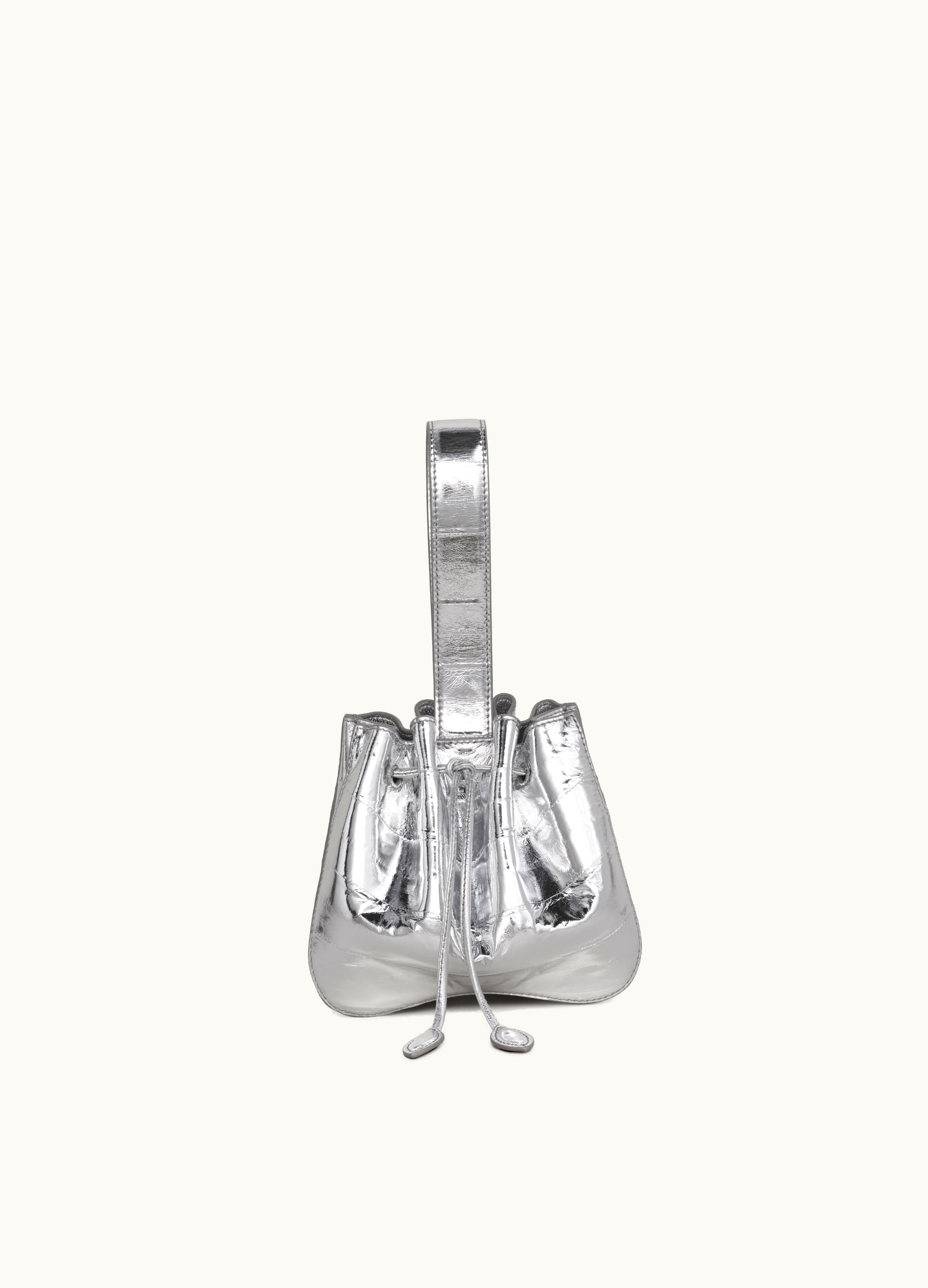 Alaia Alaia Women's Silver Rose Marie Bag In Calfskin