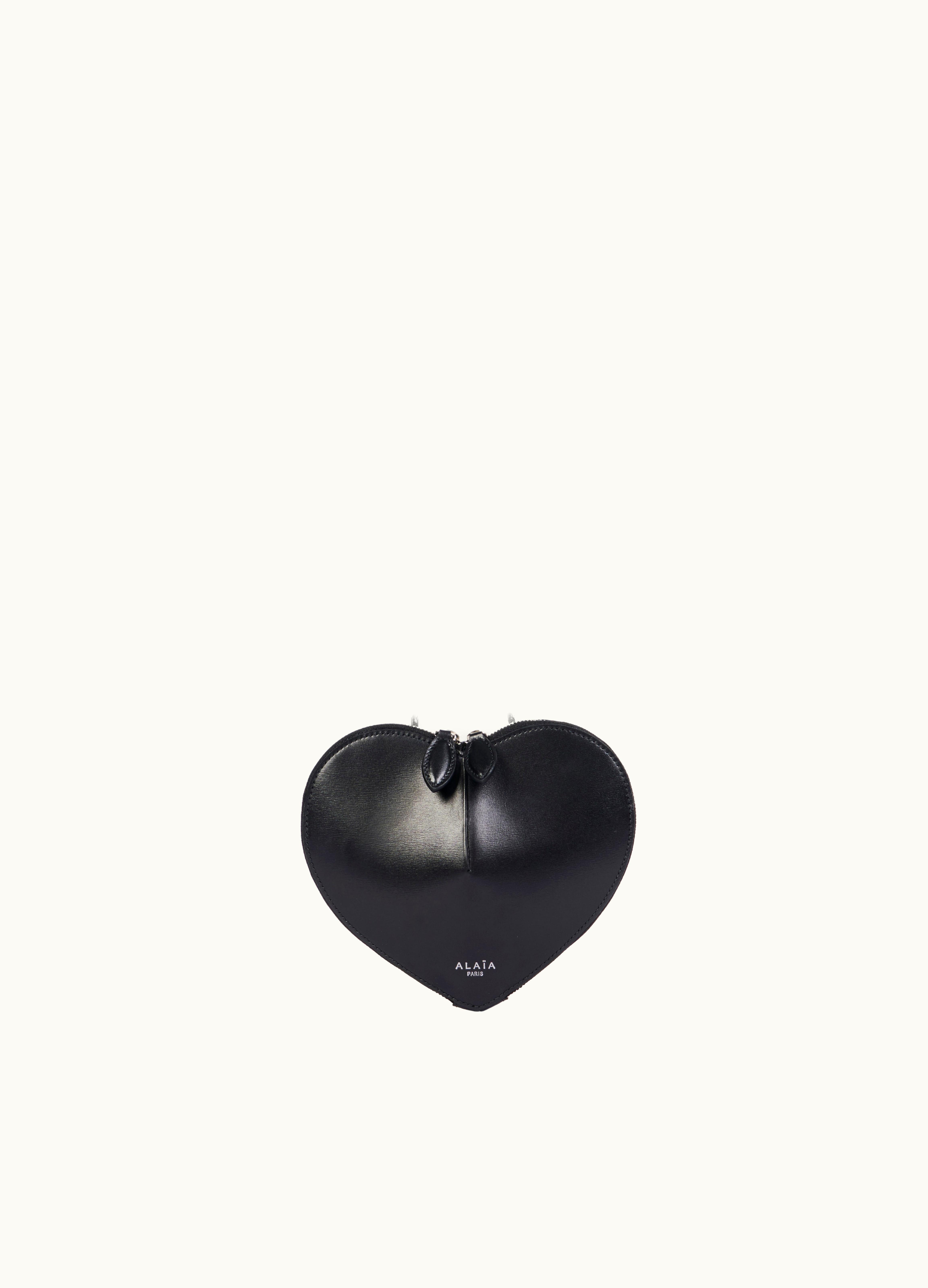 Alaia Alaia Le Cœur Heart Bag in Black Calfskin