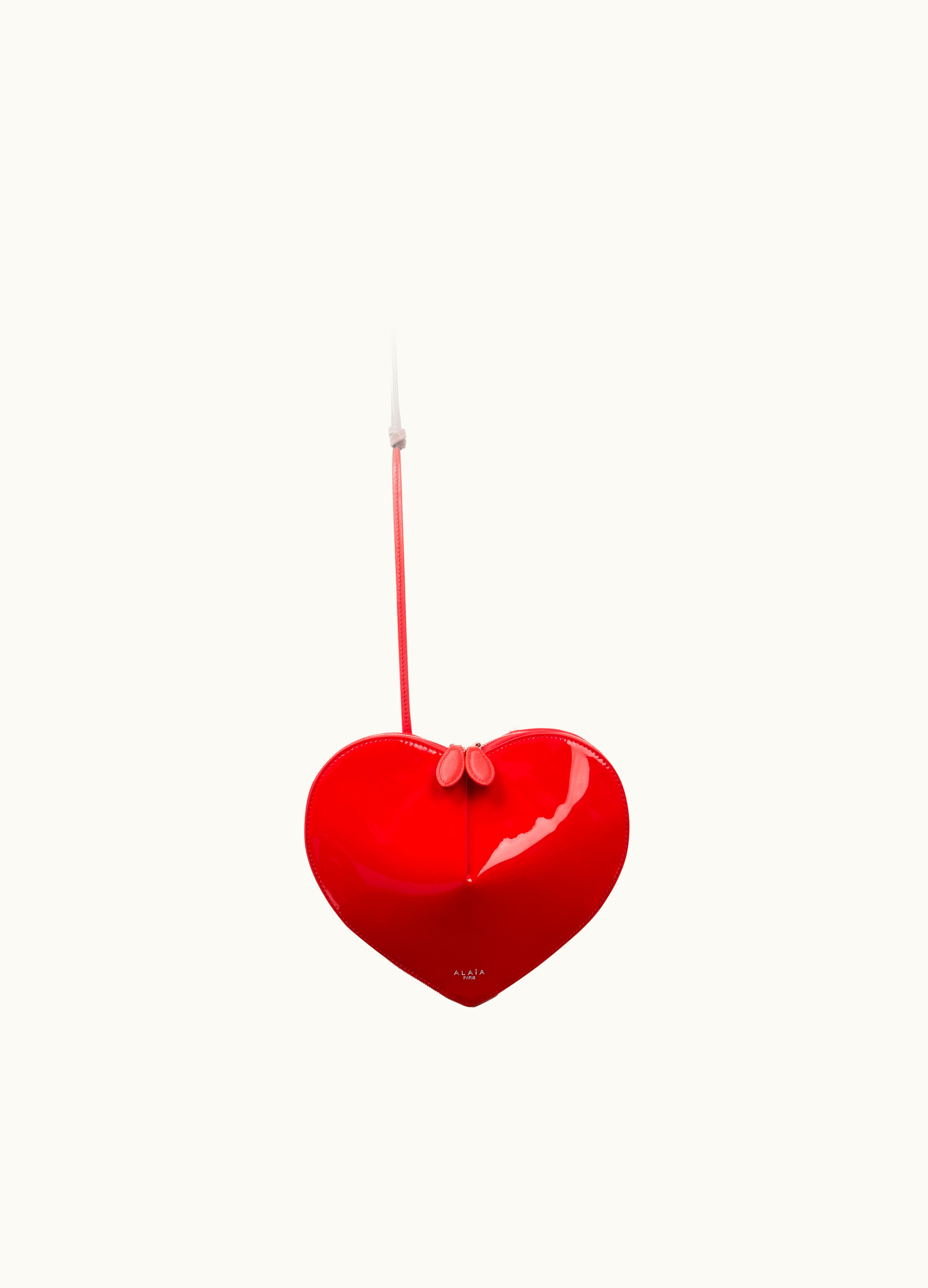 Alaia Alaia Women's Red Le Cœur Bag In Calfskin