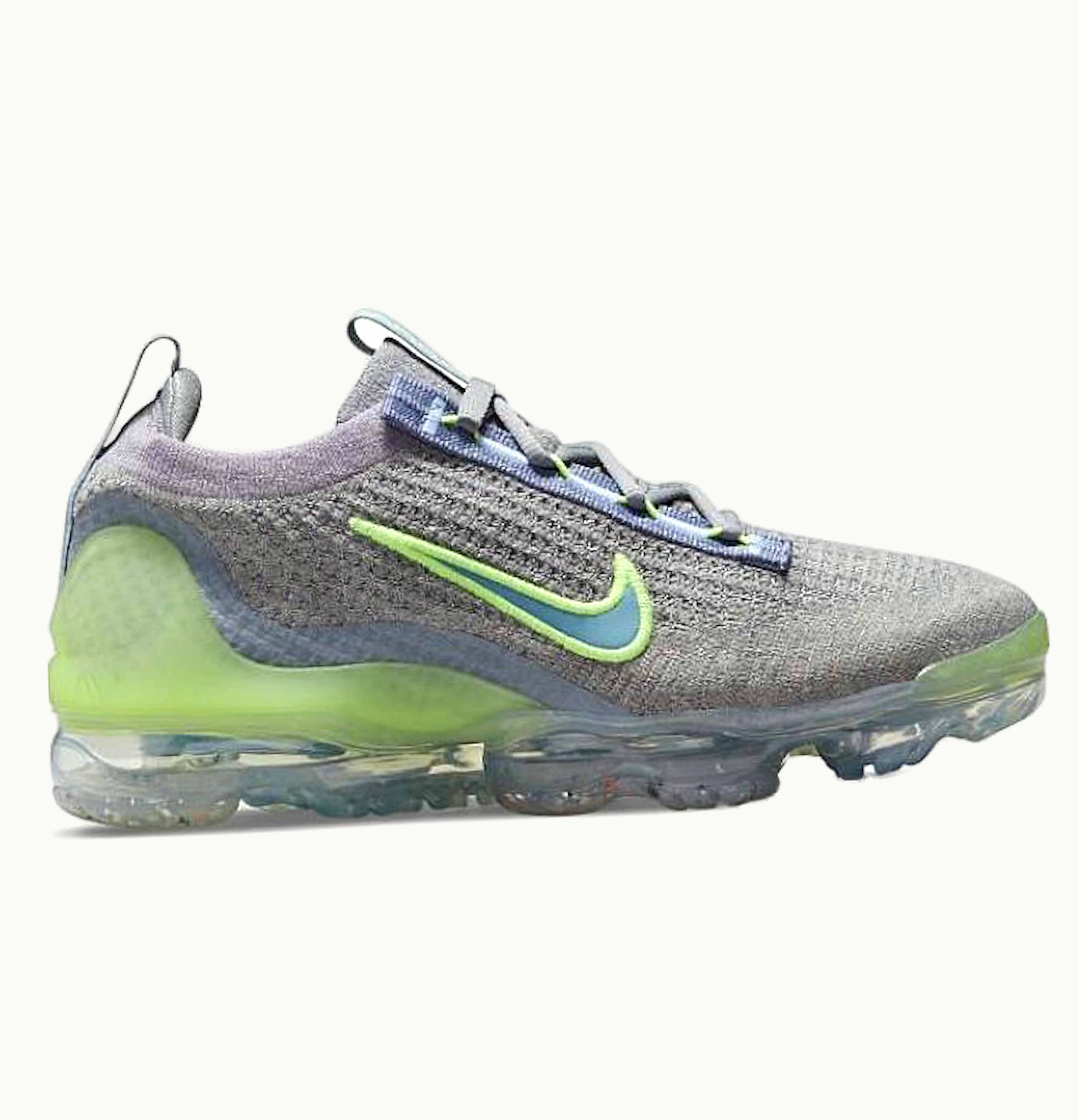 Nike Nike Air VaporMax 2021 Particle Grey Liquid Lime GS