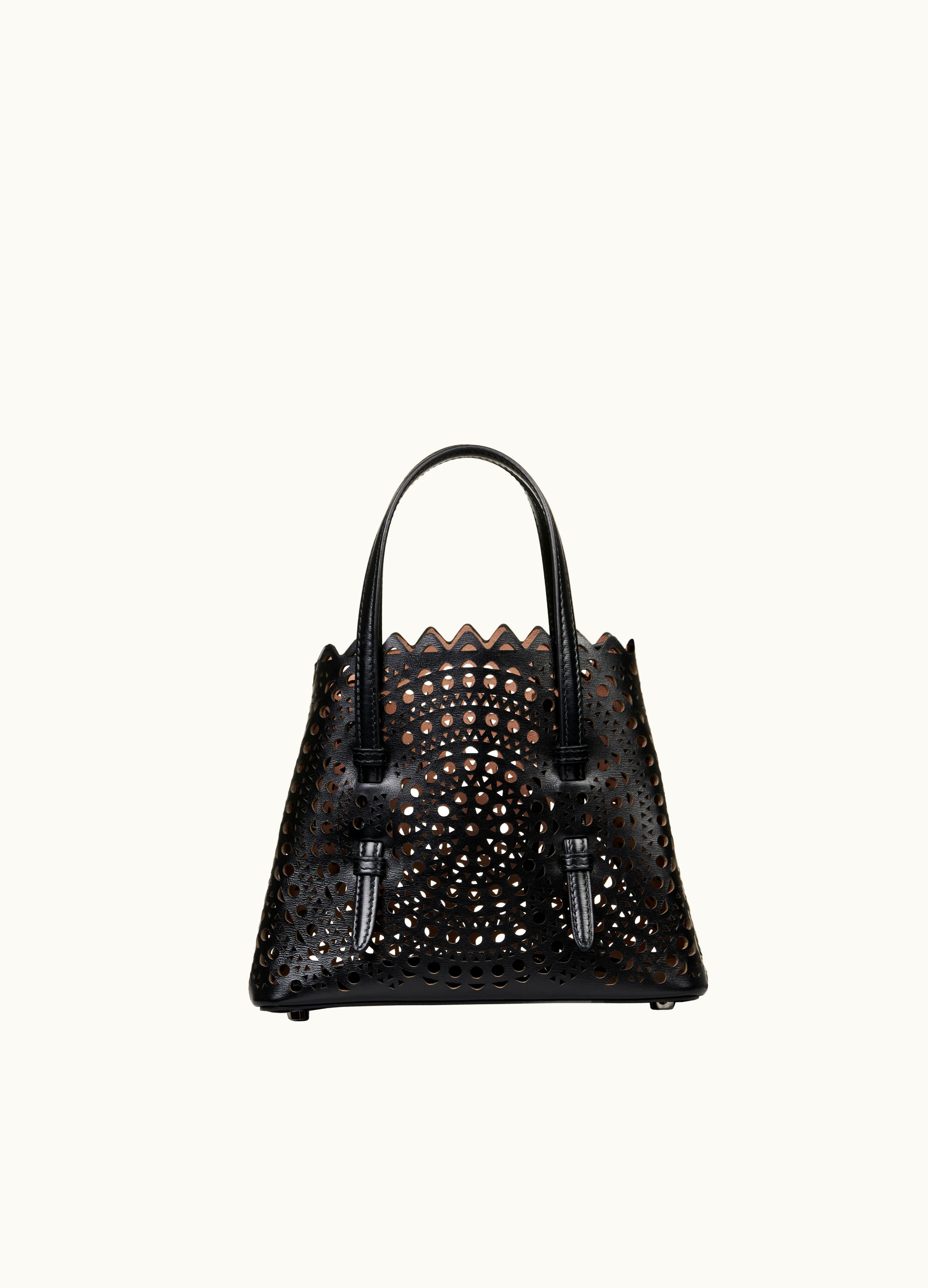 Alaia Alaia Black Mina 20 Bag In New Vienne Lux Calfskin