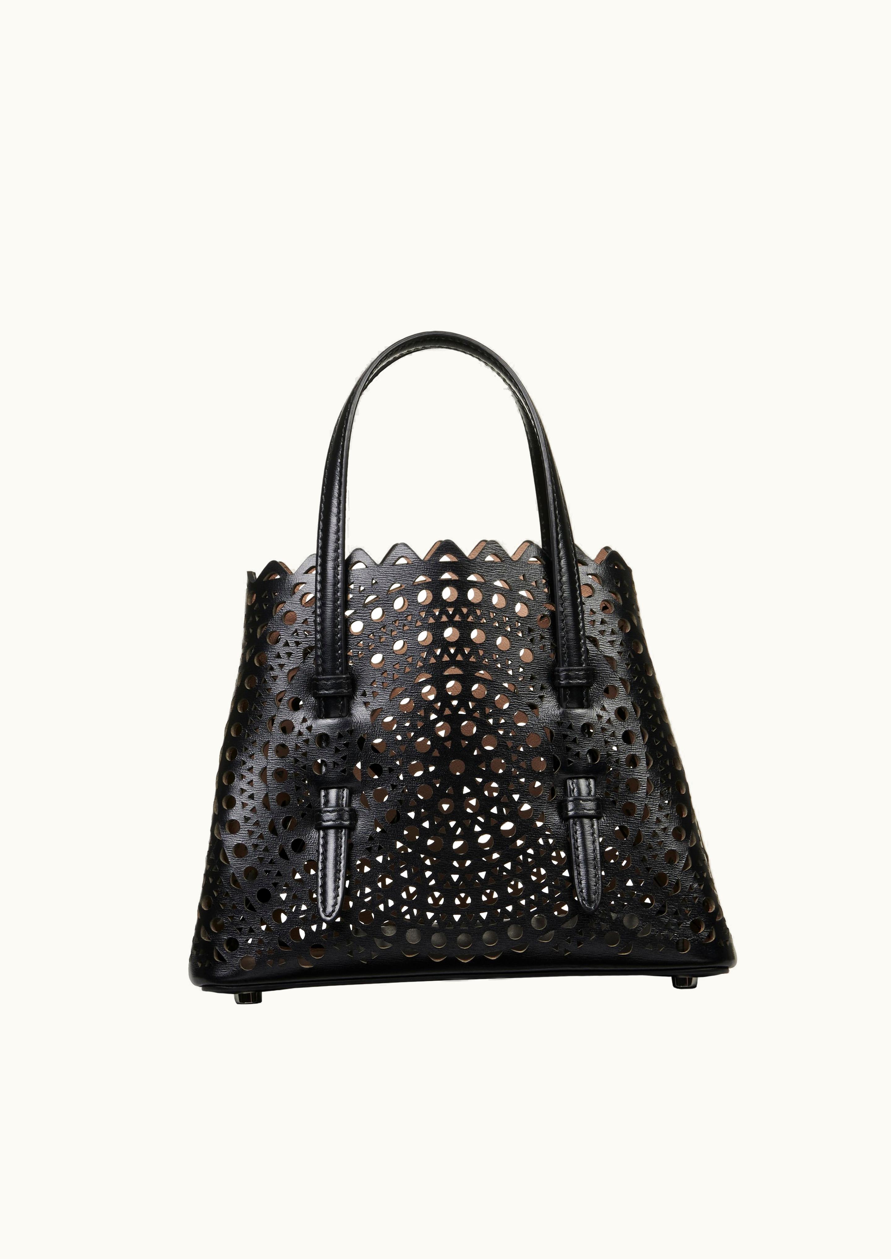 Alaia Alaia Black Mina 25 Bag In New Vienne Lux Calfskin