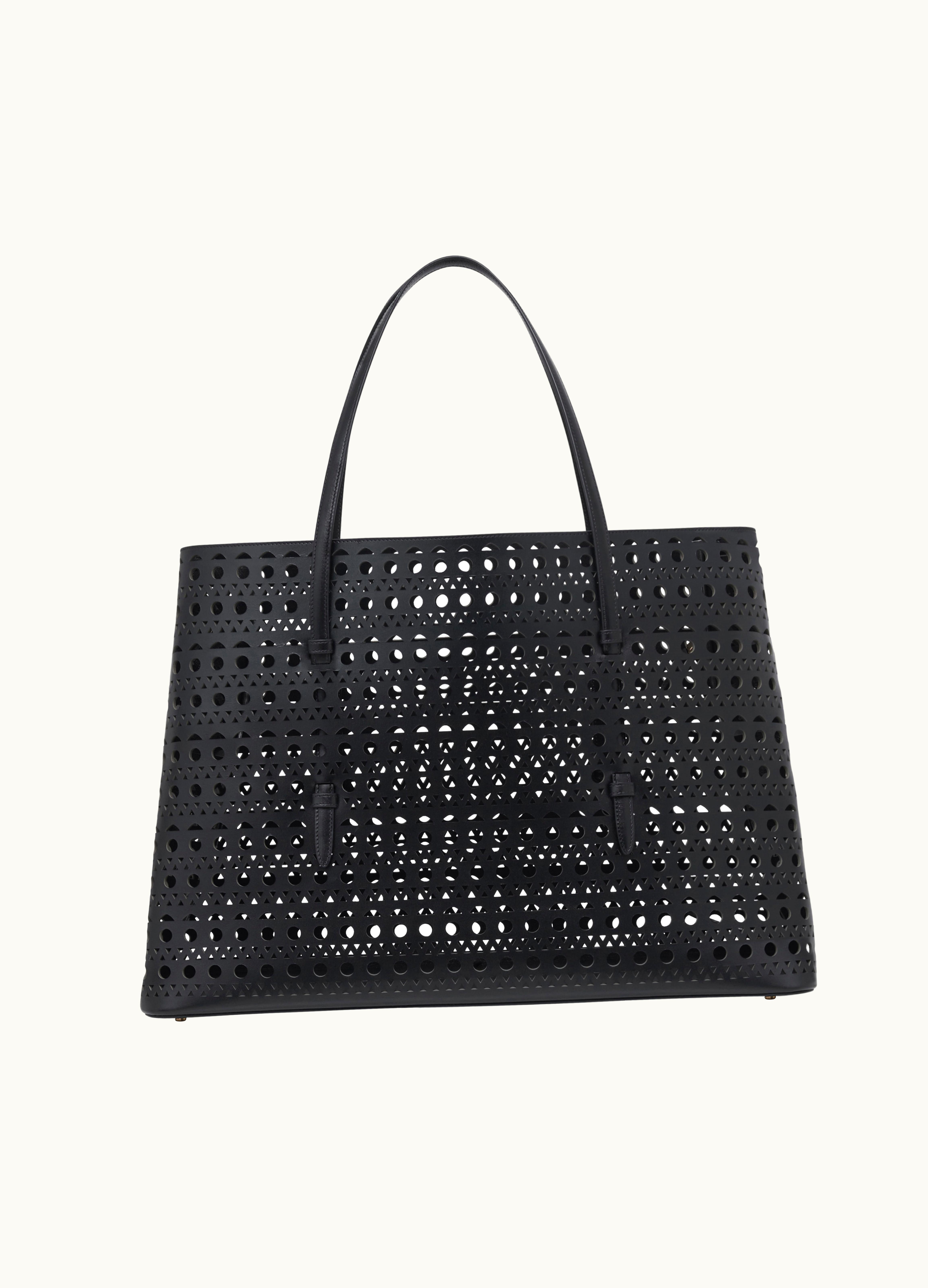 Alaia Alaia Women's Black Mina 50 Bag In Vienne Calfskin