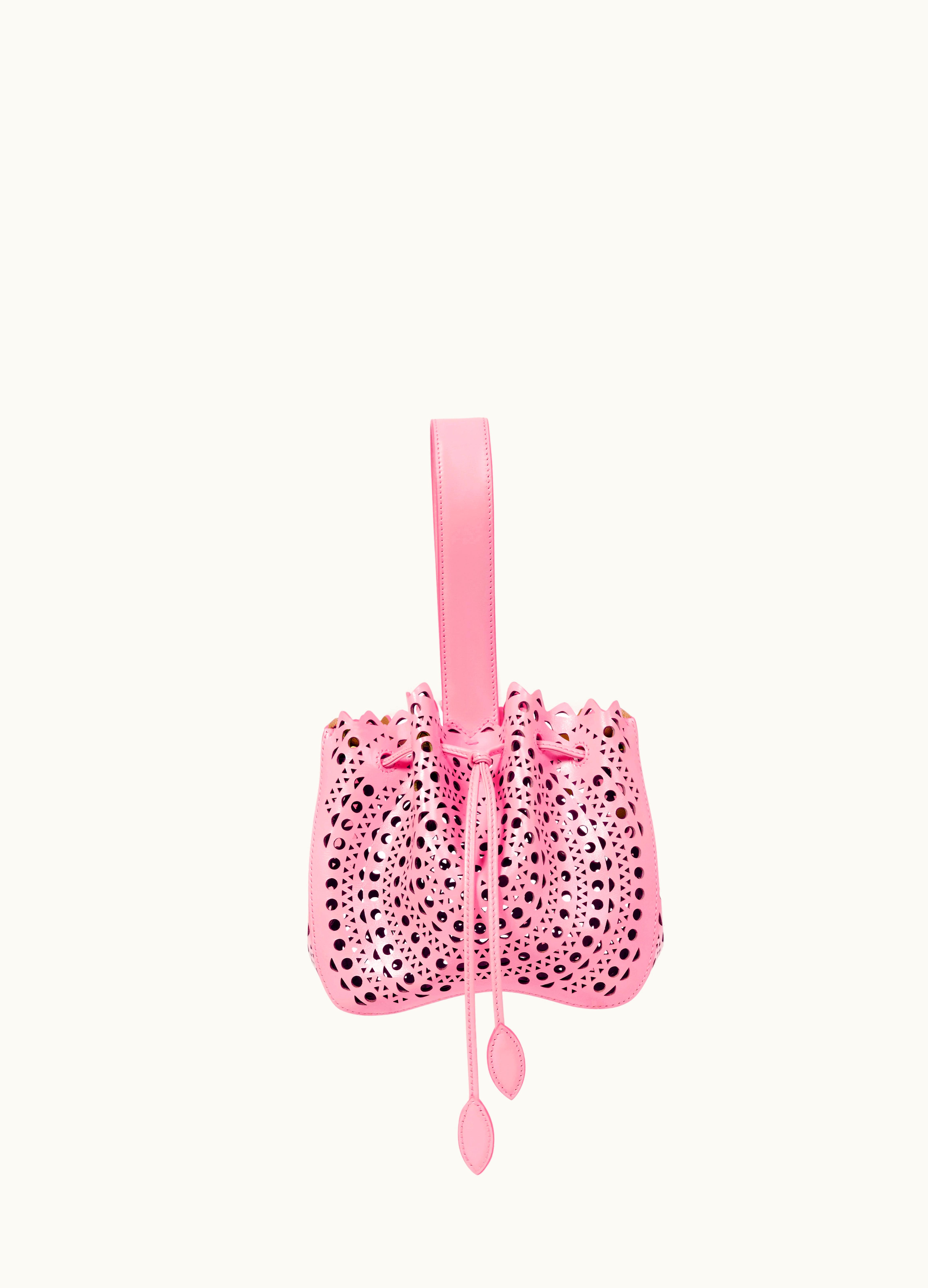 Alaia Alaia Women's Pink Rose Marie Bag In New Vienne Lux Calfskin