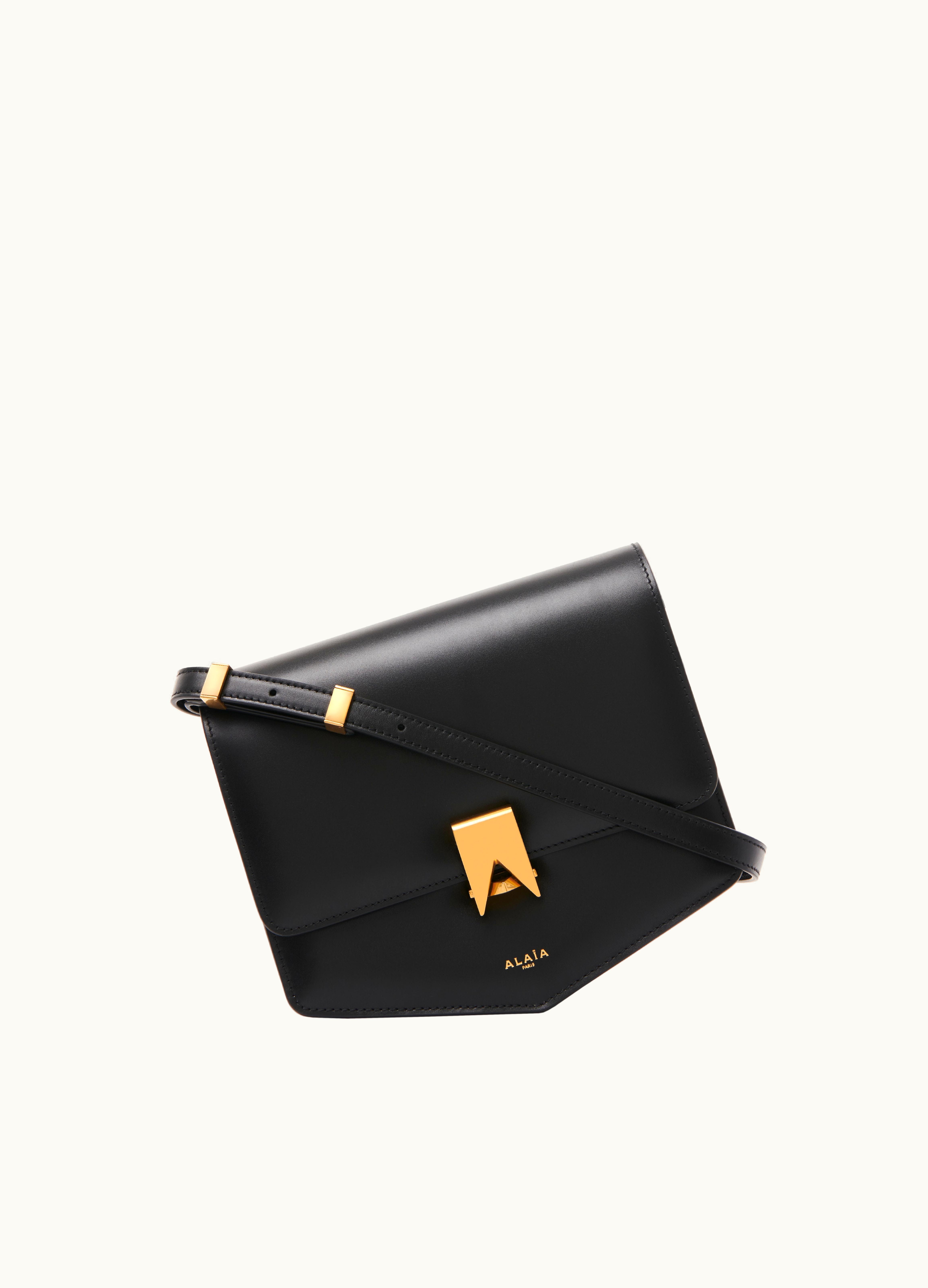 Alaia Alaia Le Papa Shoulder Bag In Black Calfskin