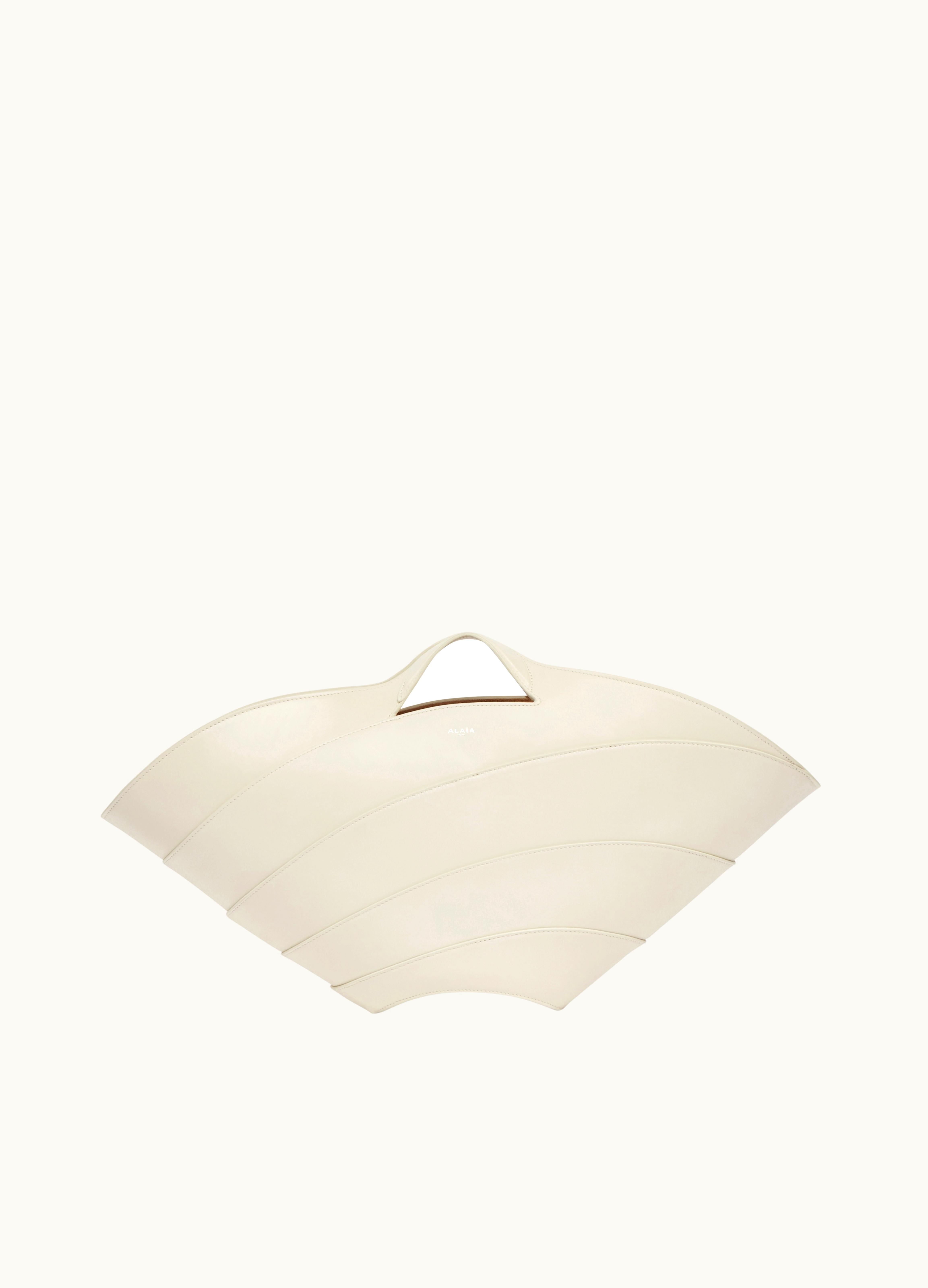 Alaia Alaia Ivory Khaima Medium Bag Glossy Calfskin