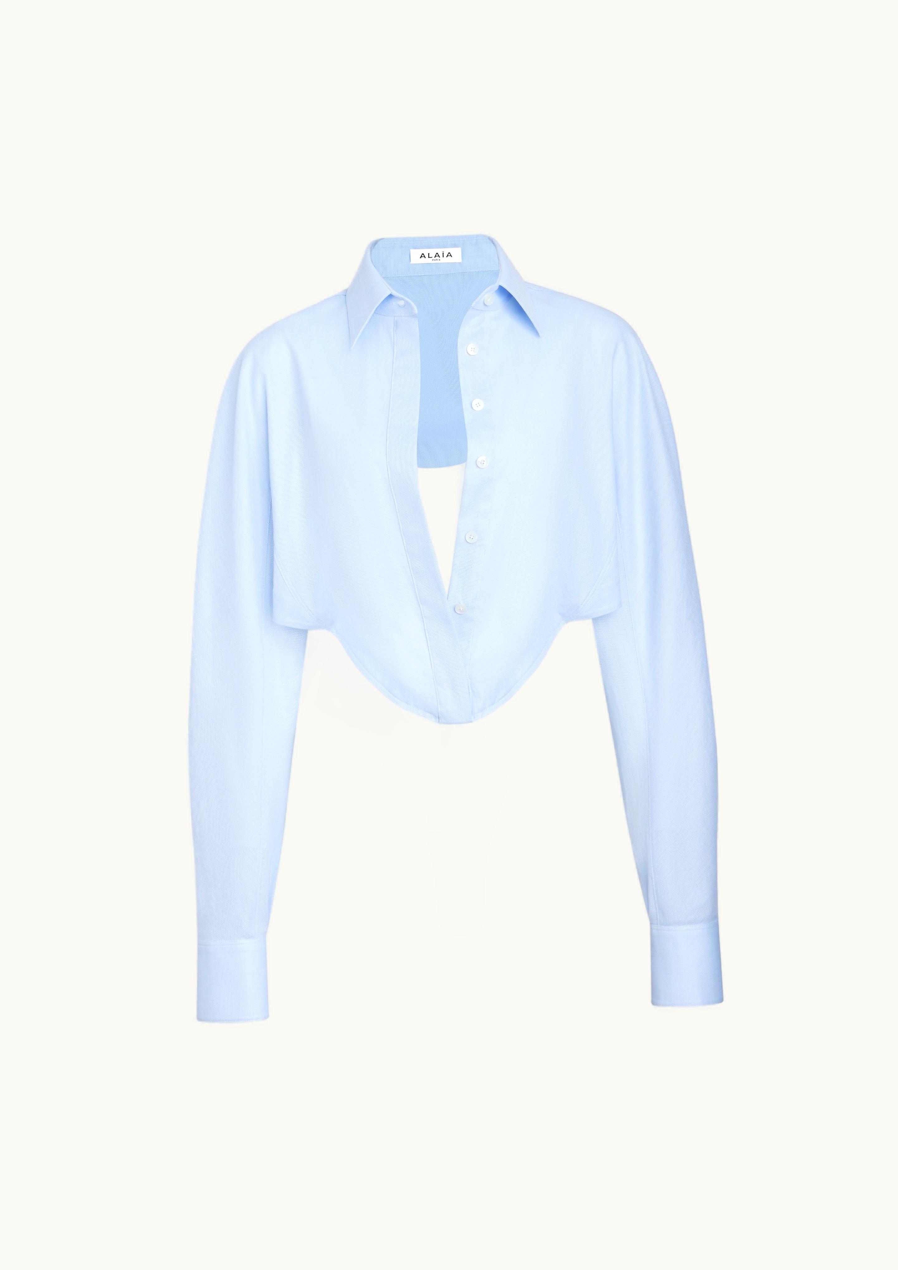 Alaia Alaia Women's Blue Layer Body Shirt