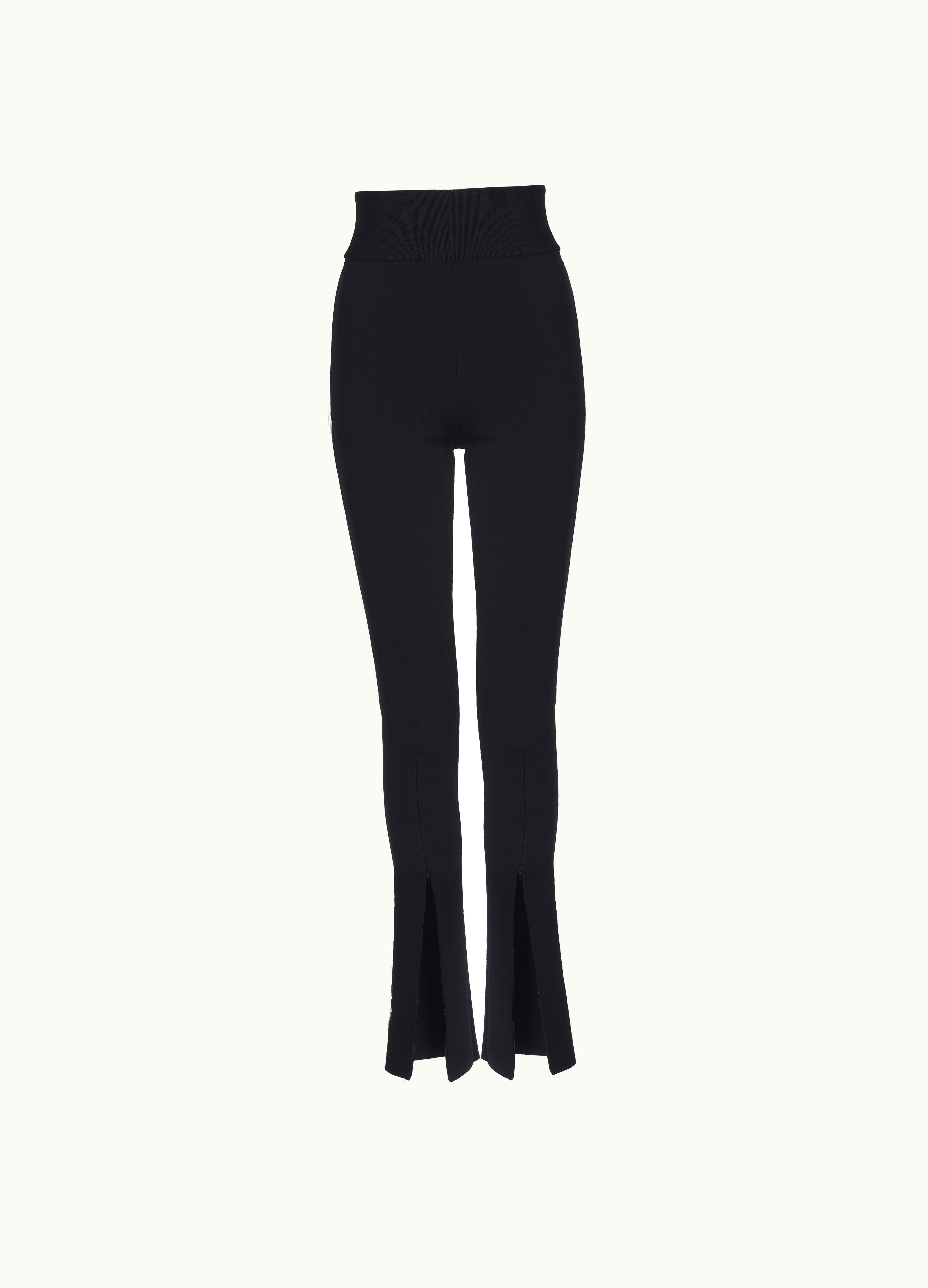 Alaia Alaia Carry-Over High-Waisted Legging Compact Viscose Black