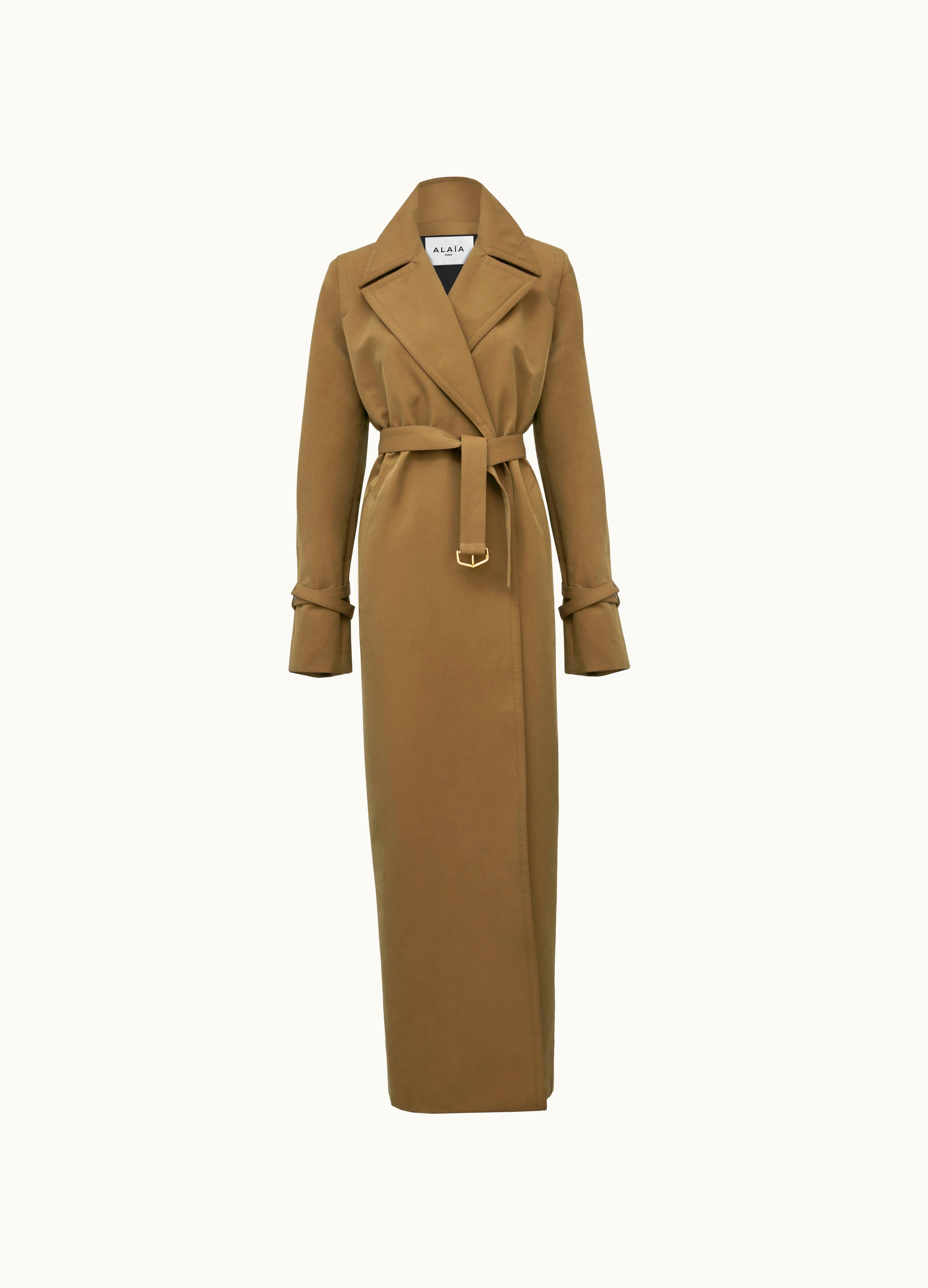 Alaia Alaia Women's Beige Trench Coat