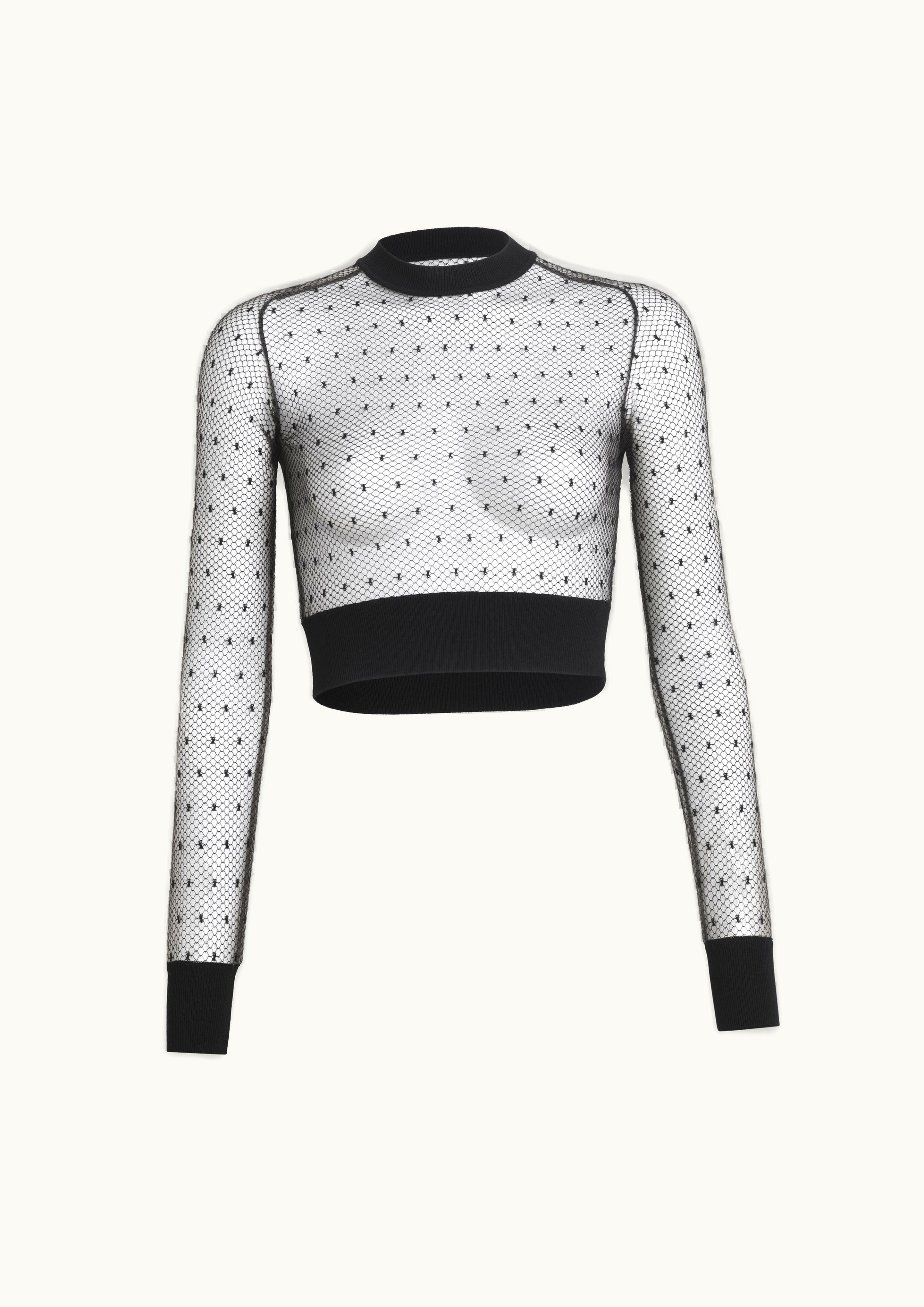 Alaia Alaia Women's Black Sheer Jumper