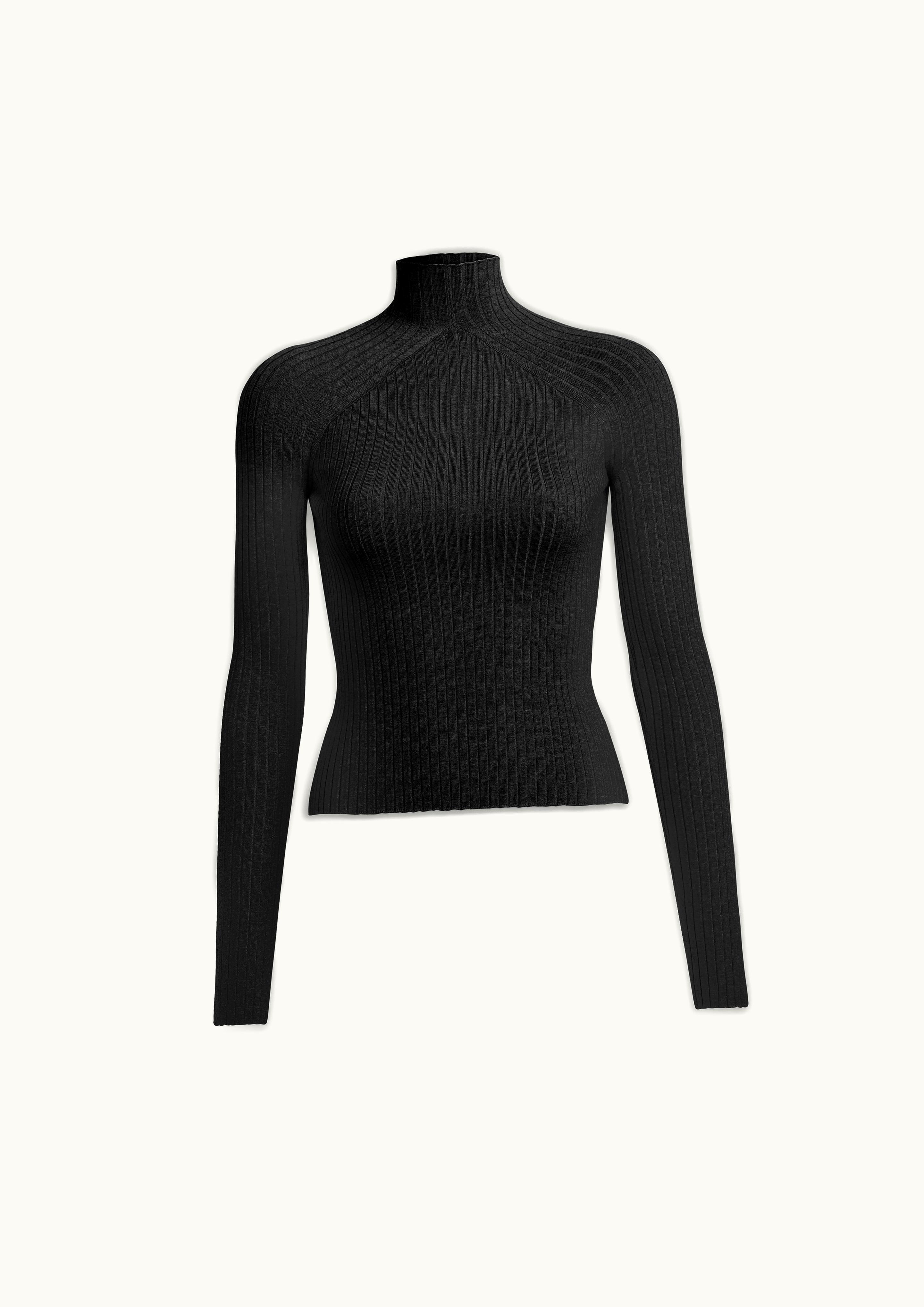 Alaia Alaia Women's Black Rib Knit Jumper