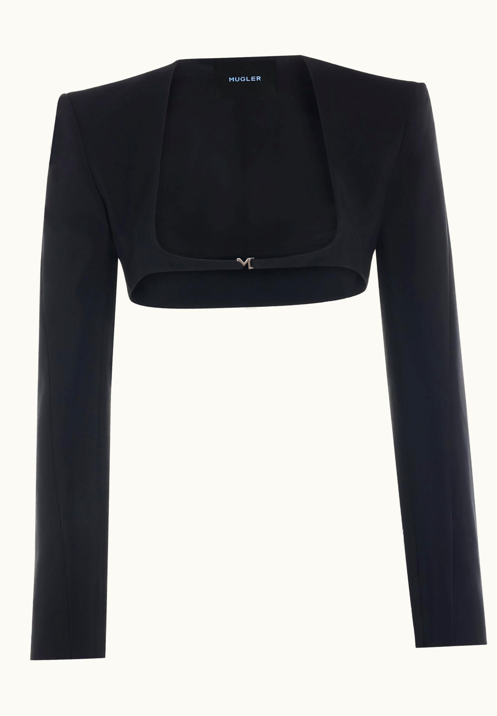 Mugler Mugler Black Bolero Jacket