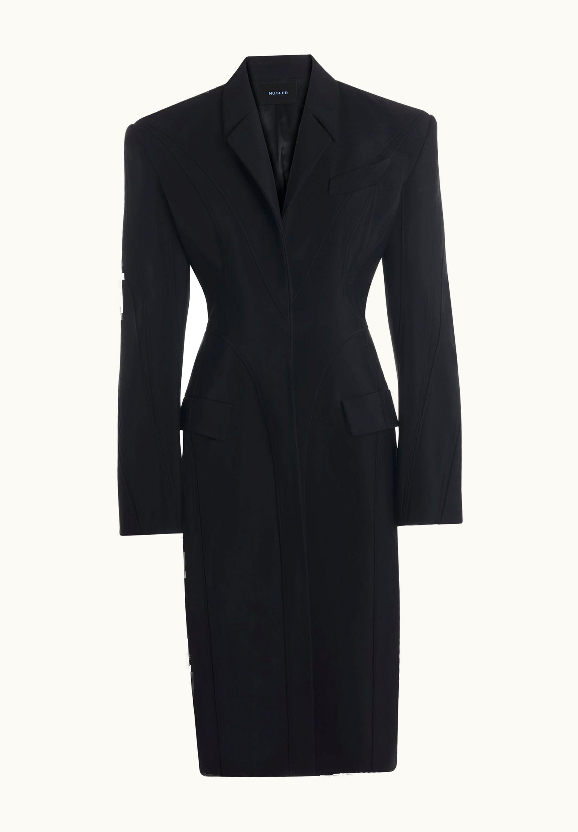Mugler Black Mugler Signature Coat 24P1MA0172182_1999