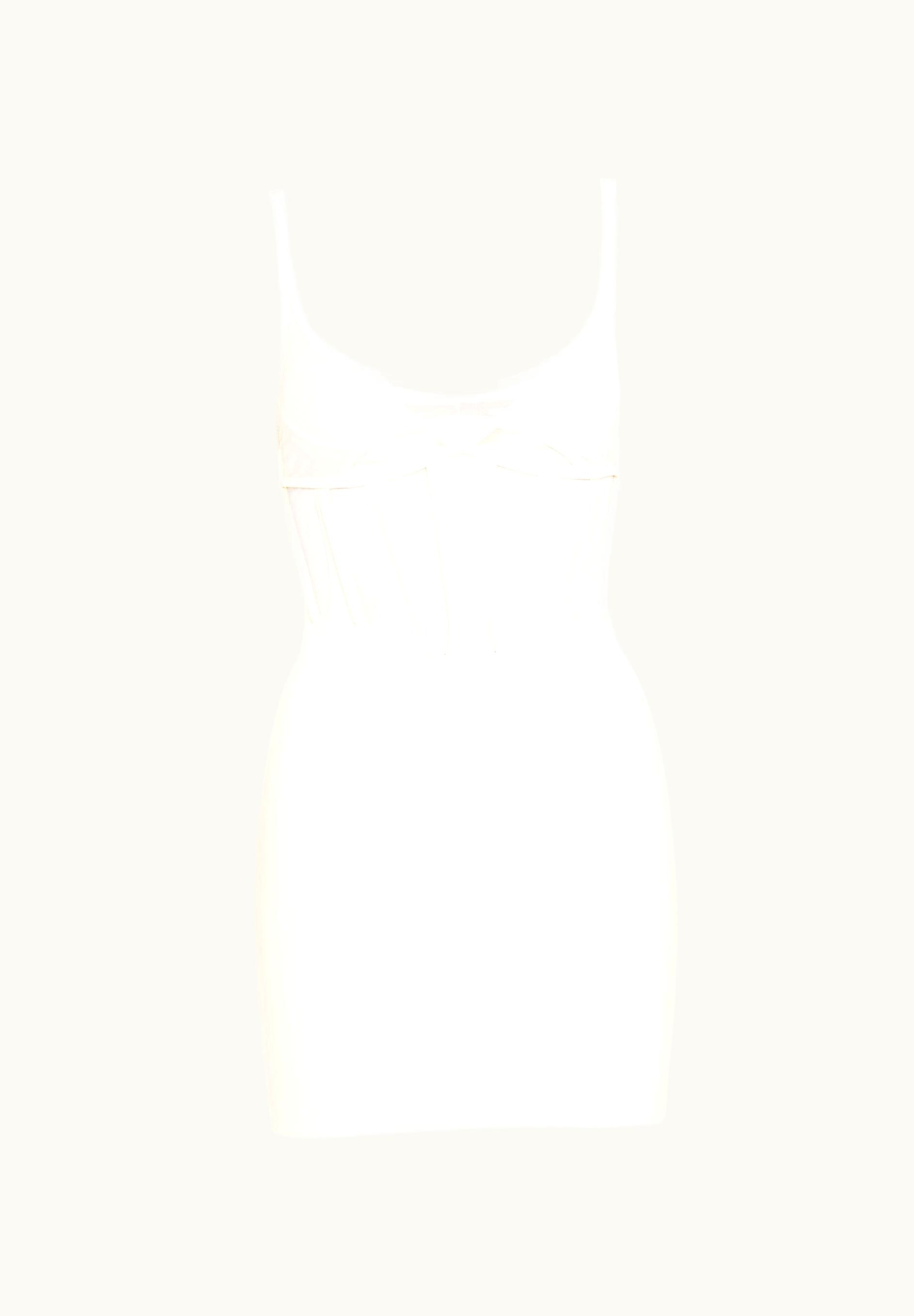 Mugler Mugler White Corseted Dress