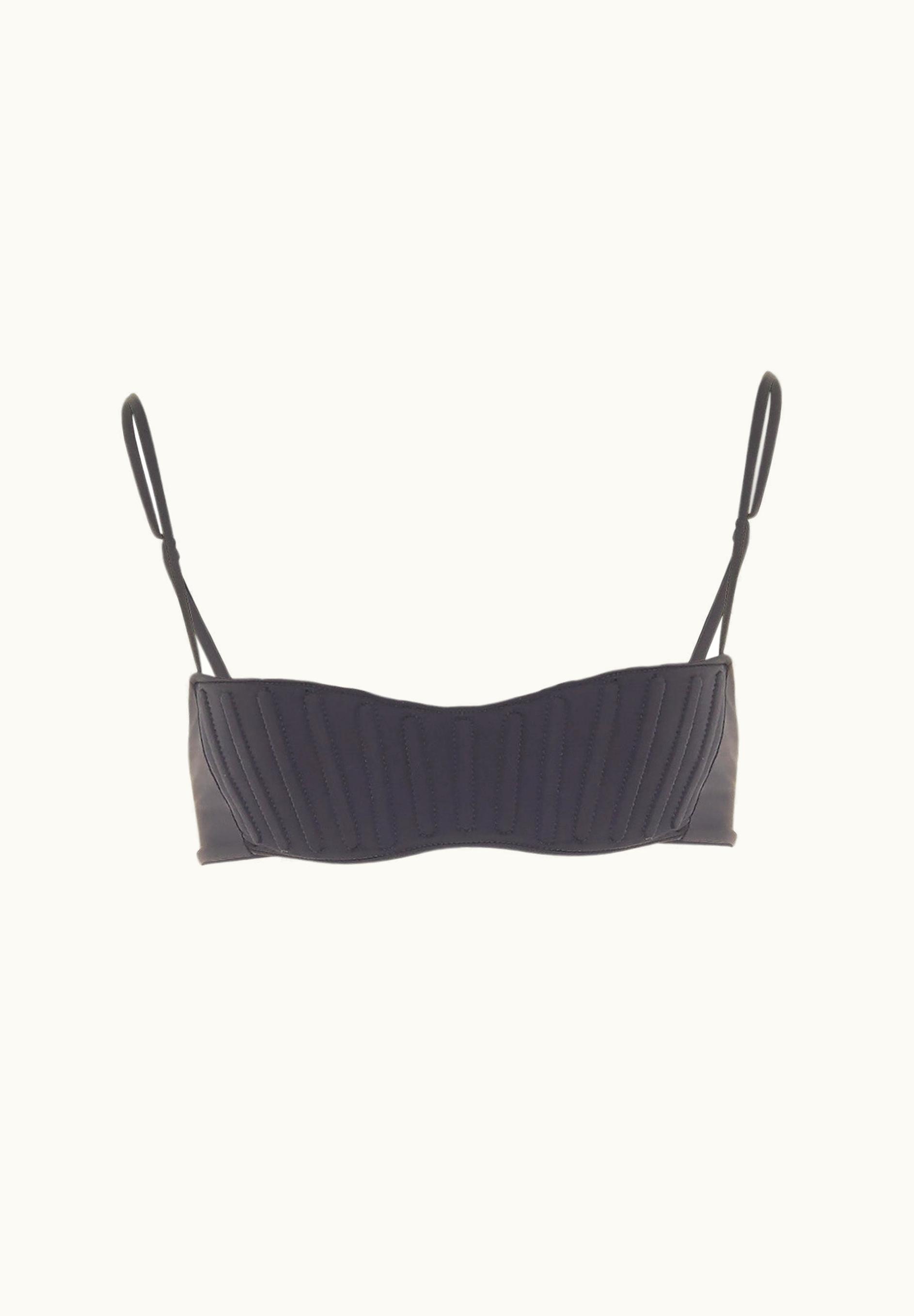 Mugler Mugler Black Corset Bikini Top