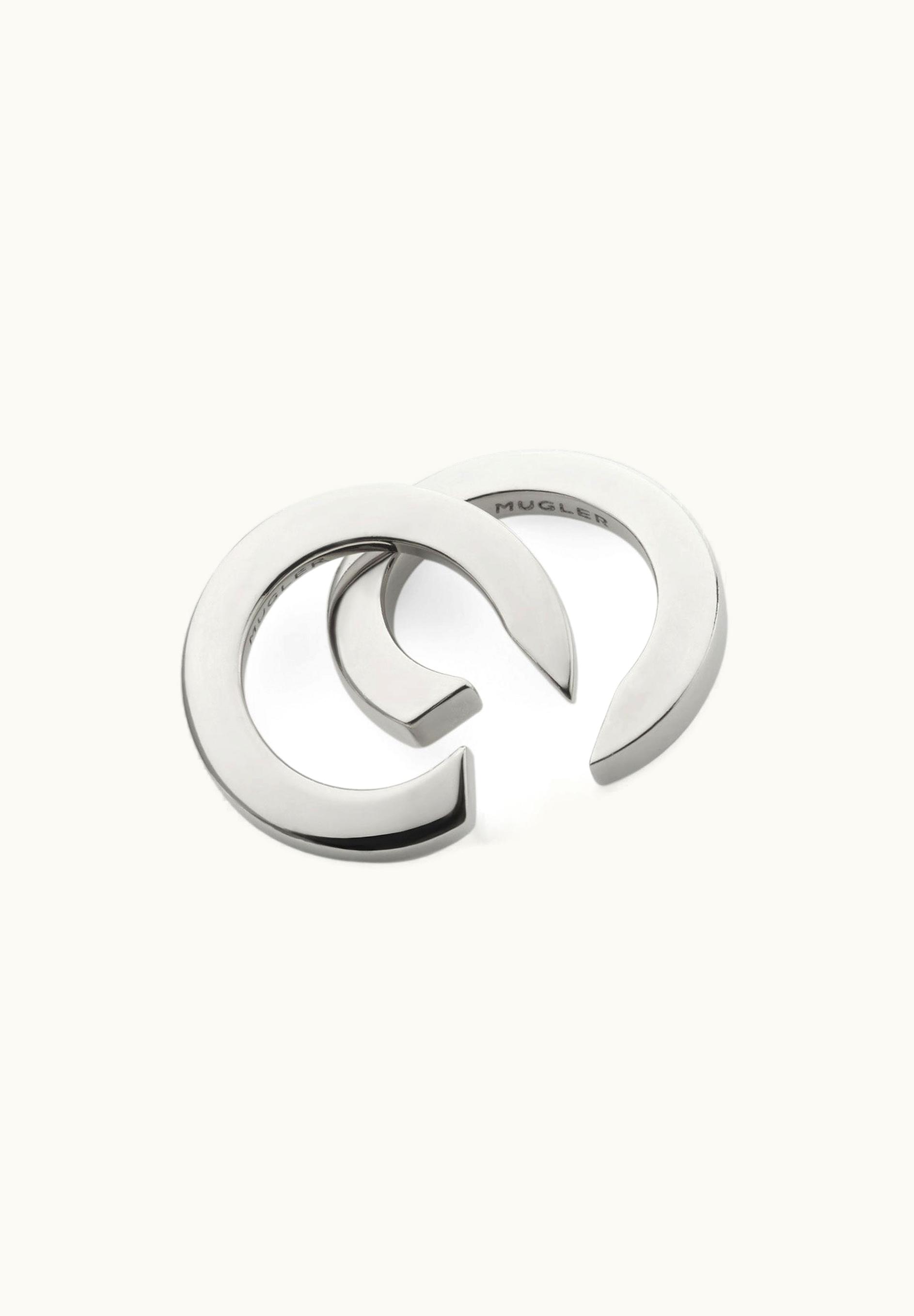 Mugler Mugler Silver Intertwined Ring