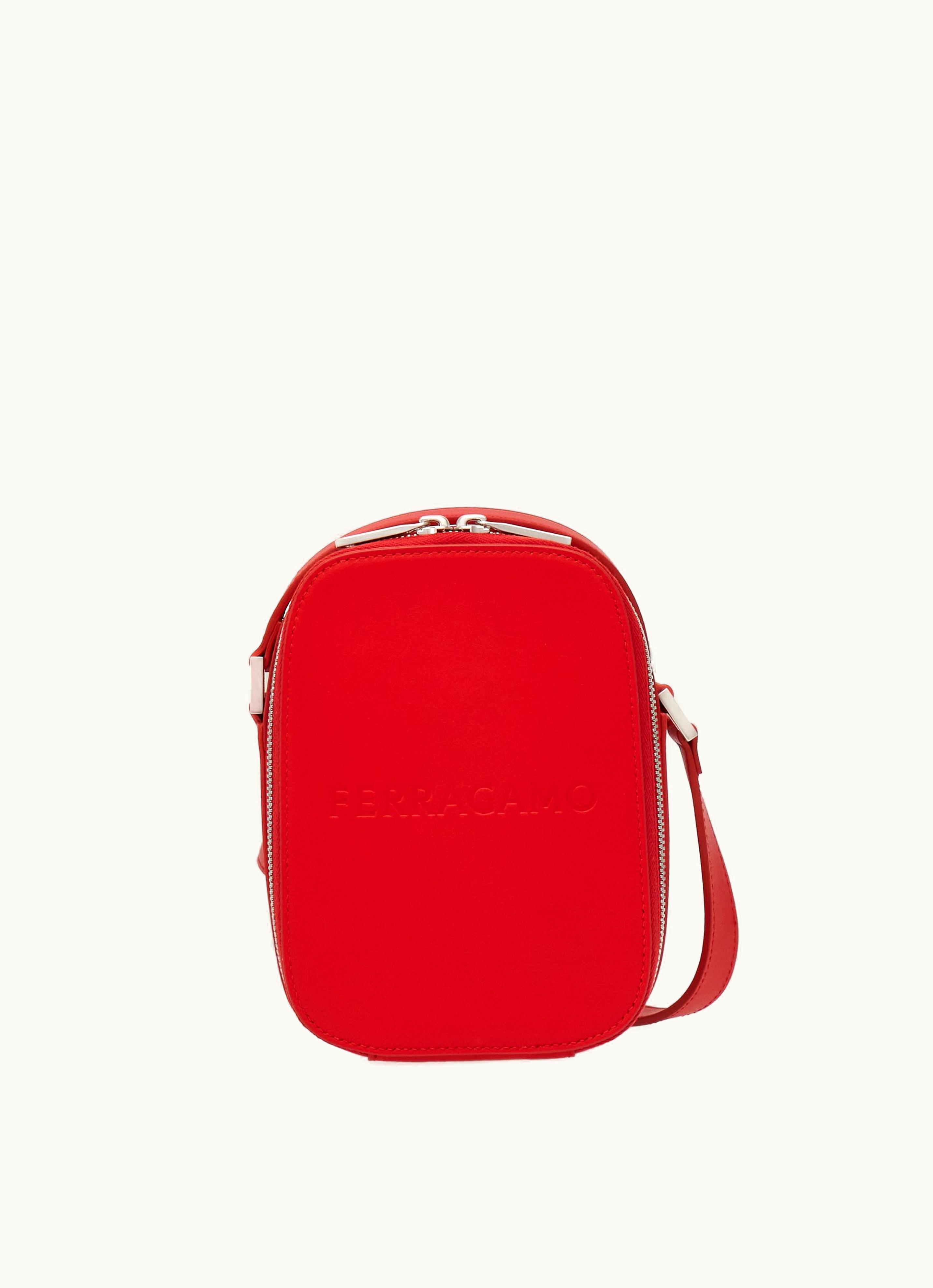 Ferragamo Ferragamo Compact Red Crossbody Bag Cross-Body & Belt Bags