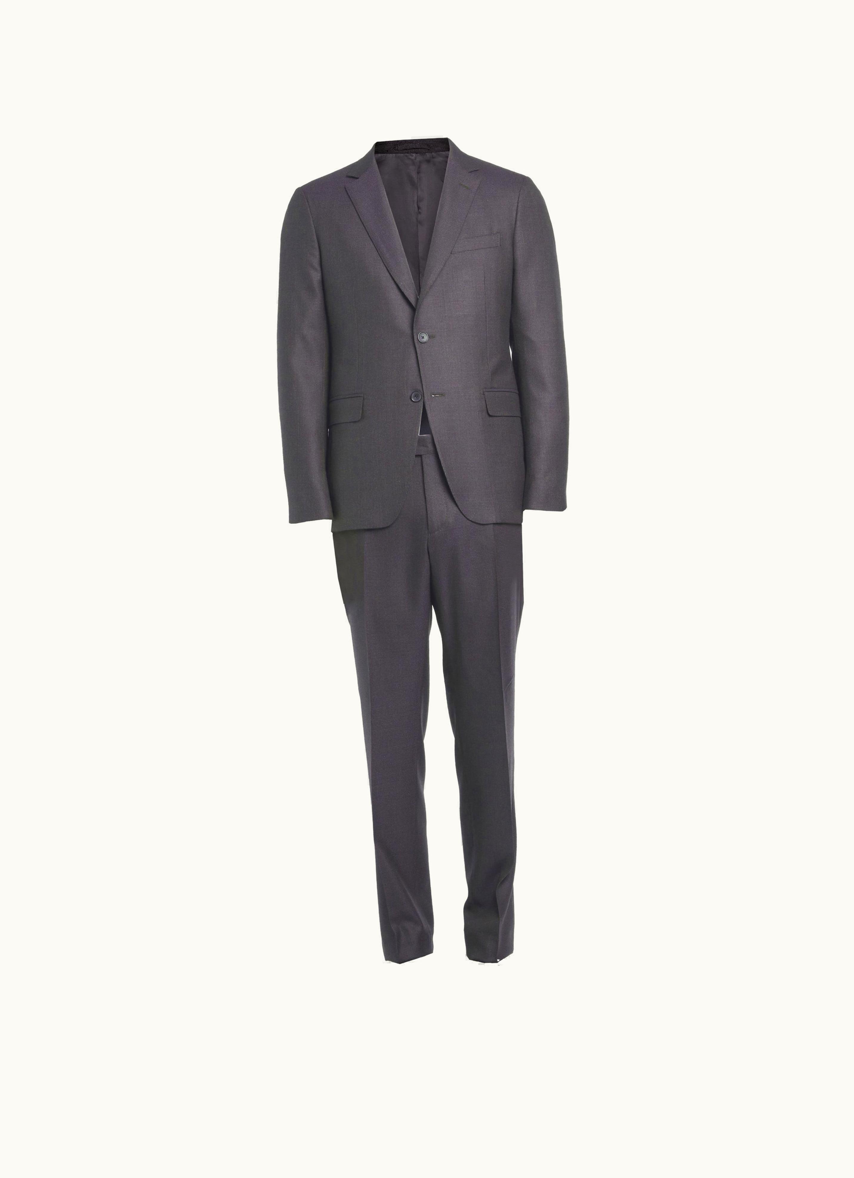 Ferragamo Ferragamo Check Suit In Wool Blazers & Suits