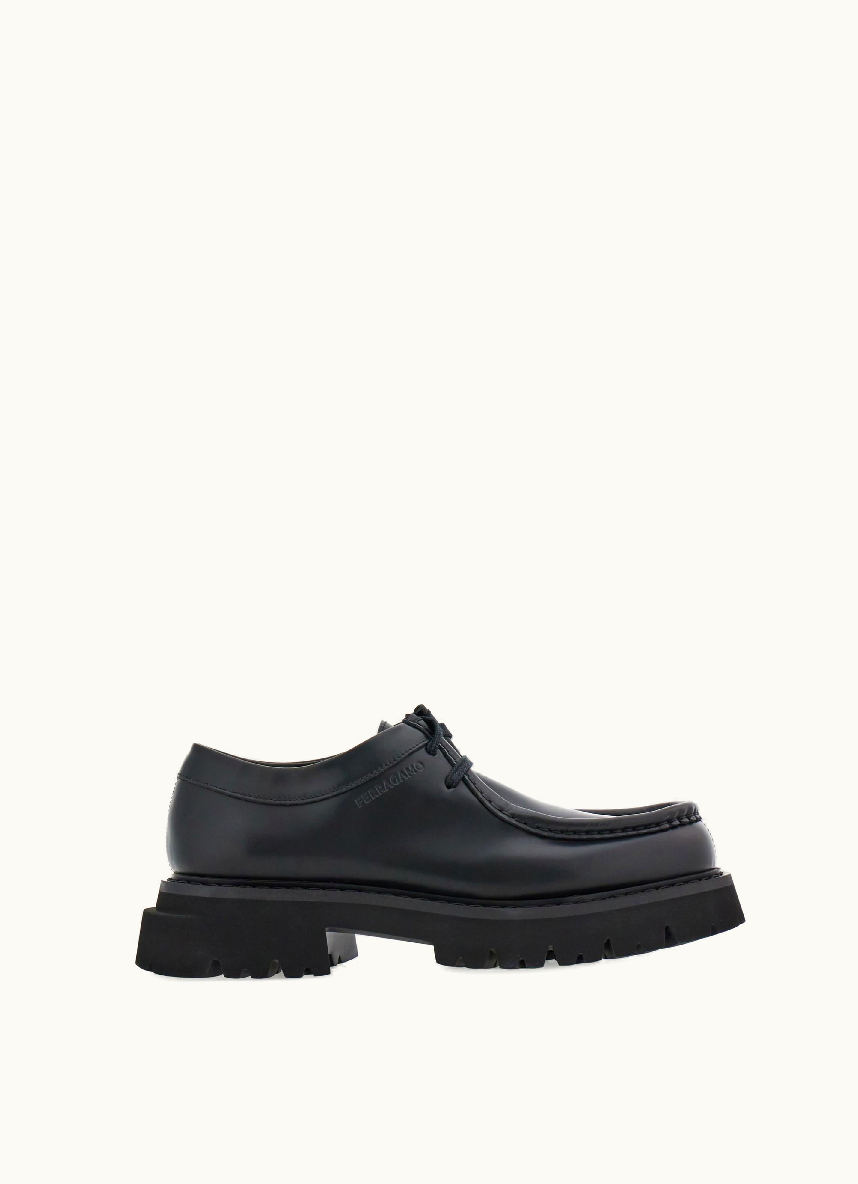 Ferragamo Ferragamo Derby Lace-Up Shoes Black