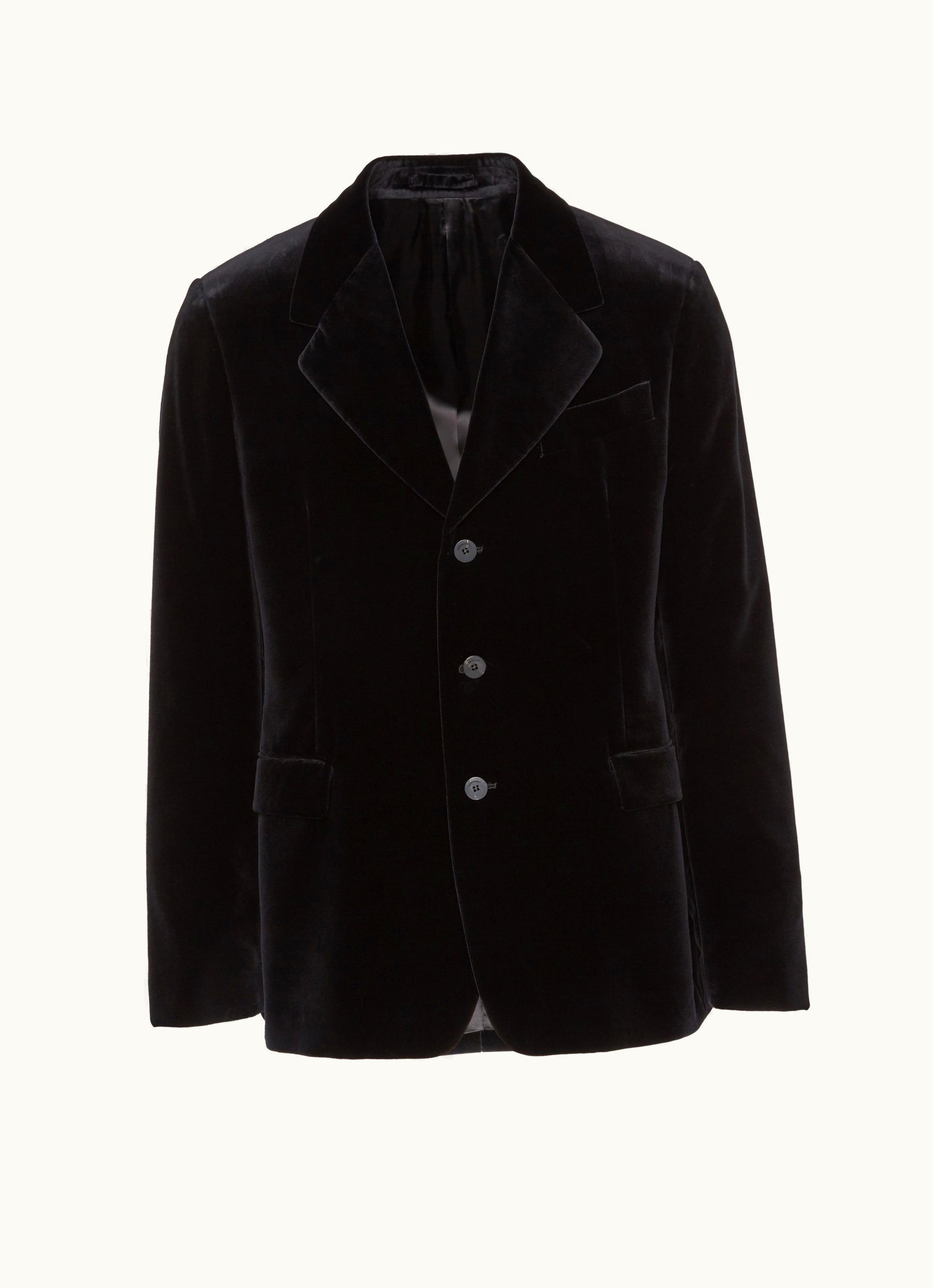 Ferragamo Ferragamo Single Breasted Velvet Blazer Blazers & Suits