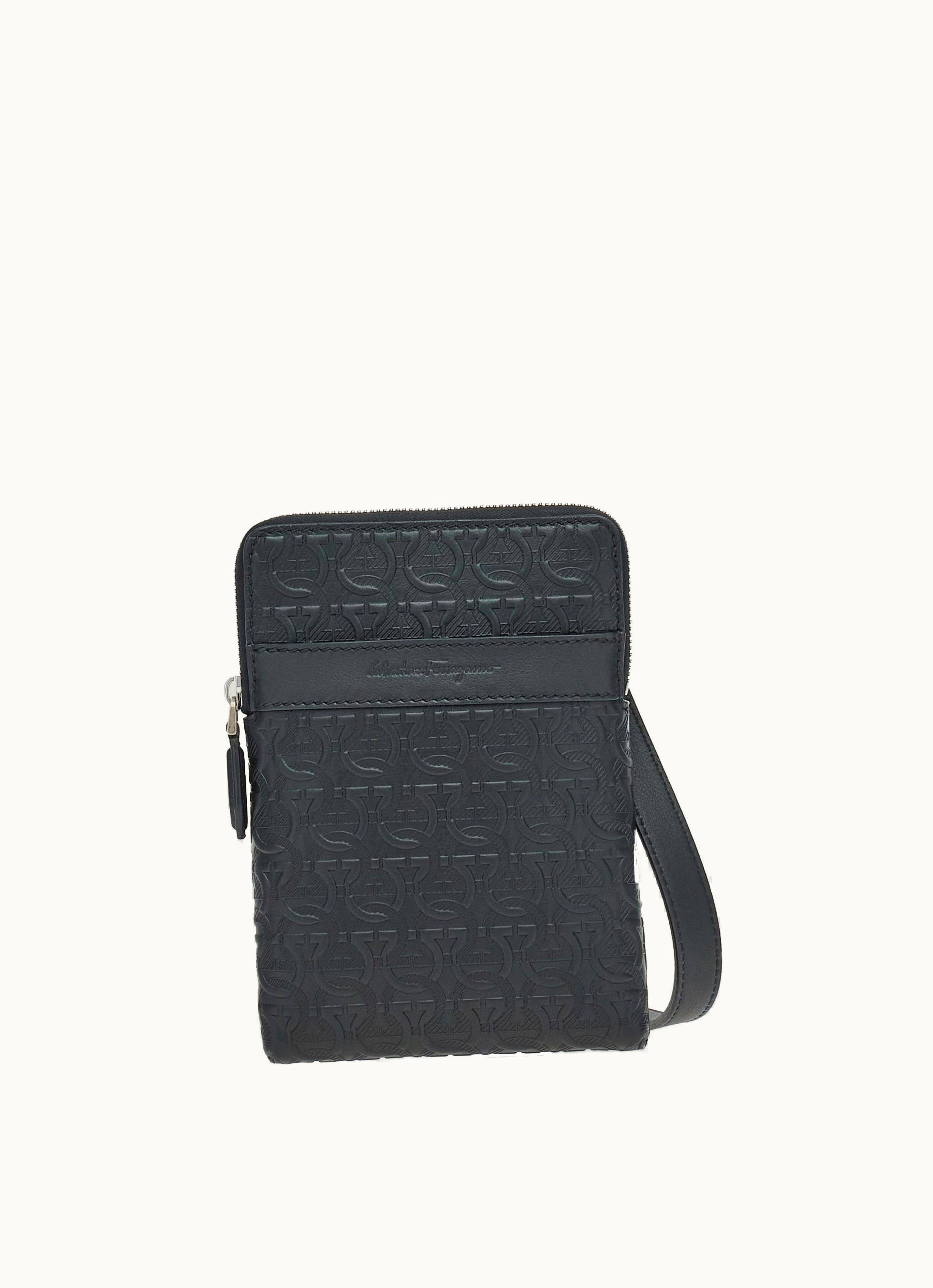 Ferragamo Ferragamo Gancini Cross Body Bag Cross-Body & Belt Bags Black