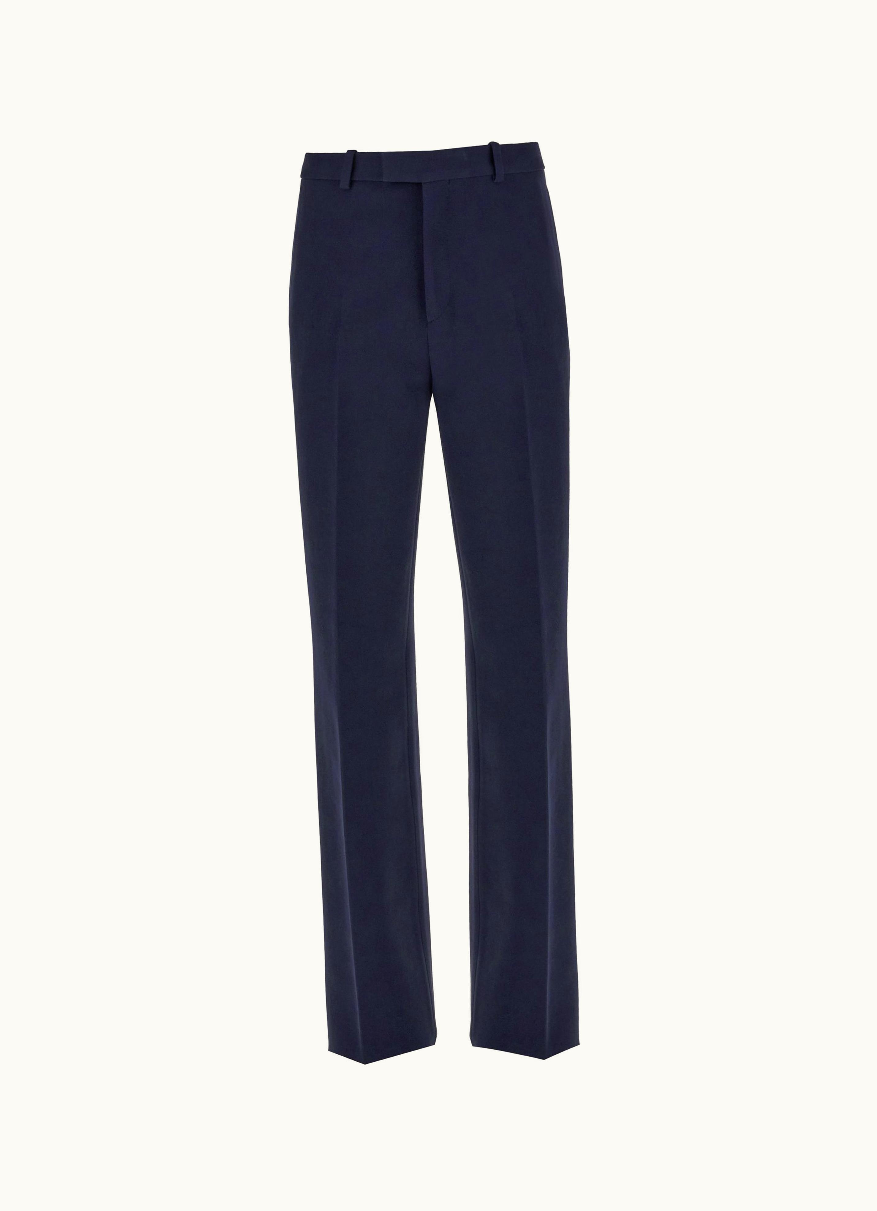 Ferragamo Ferragamo Flat Front Tailored Trouser Pants 770248