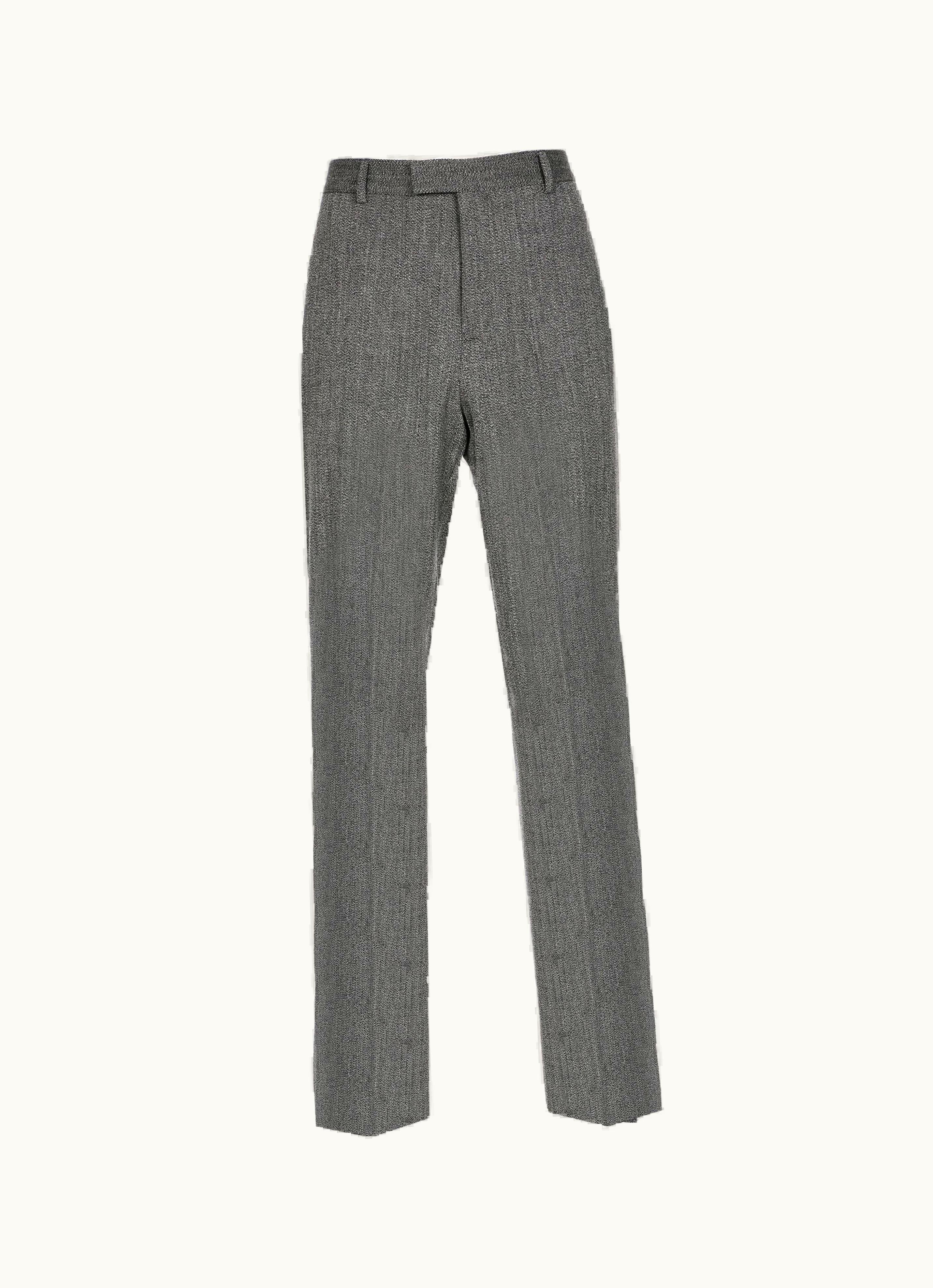 Ferragamo Ferragamo Flat Front Tailored Trouser Pants 770250