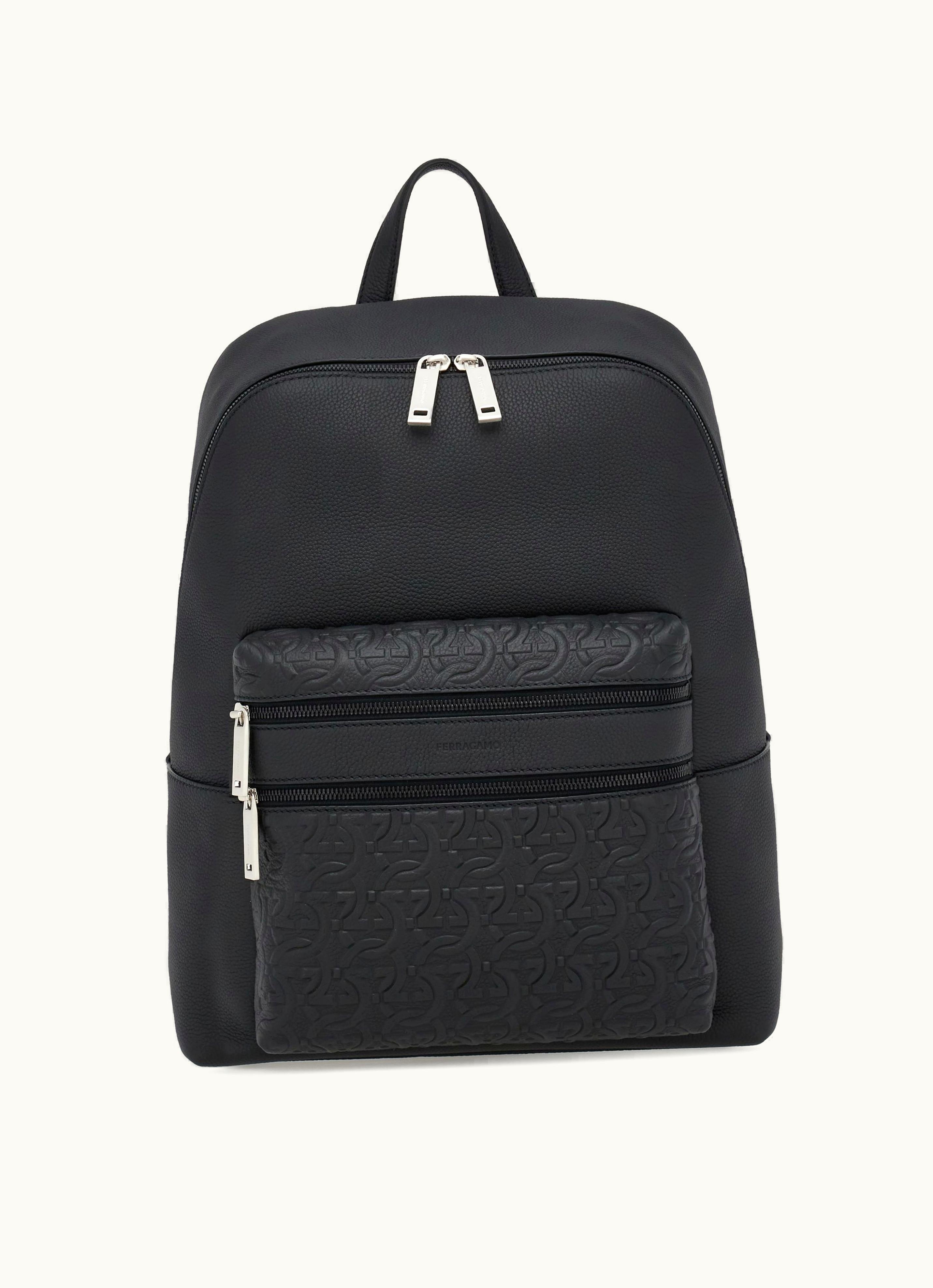 Ferragamo Ferragamo Embossed Backpack Backpacks