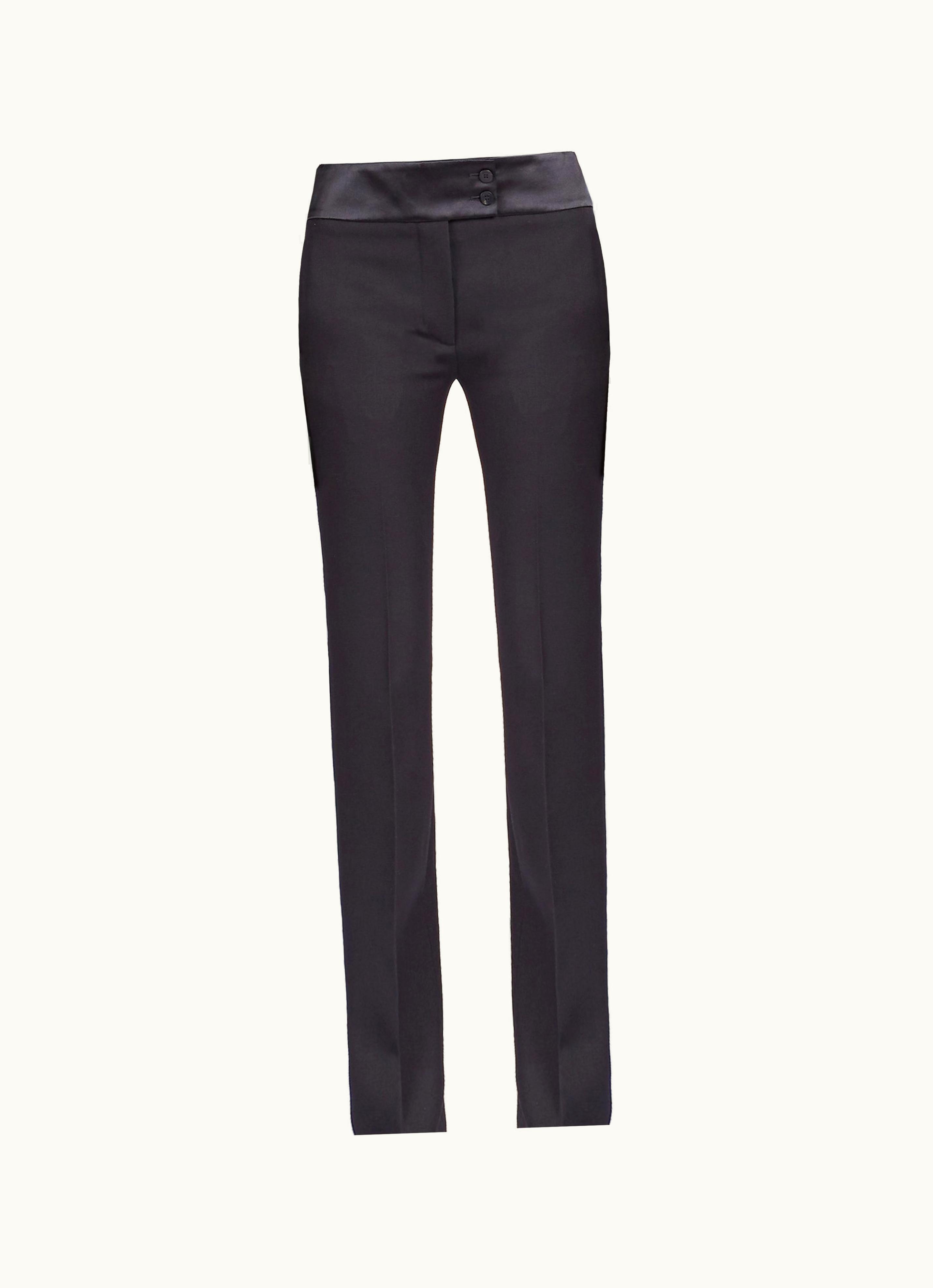 Ferragamo Ferragamo Tuxedo Trouser Black