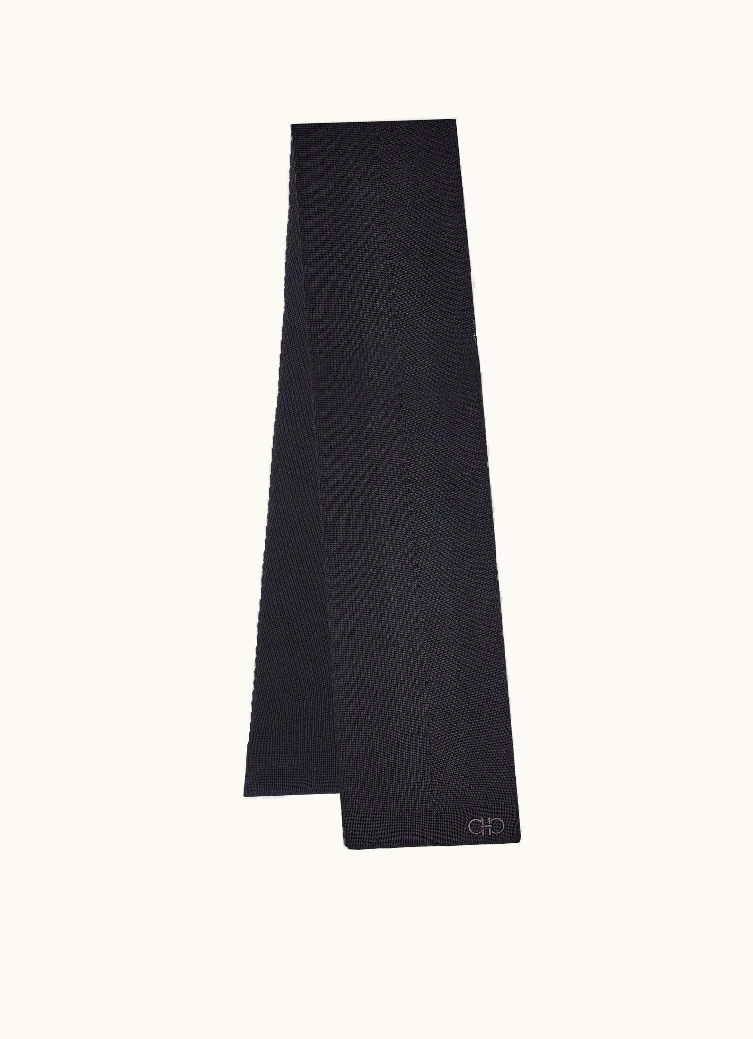 Ferragamo Ferragamo Wool Knitted Scarf Scarves