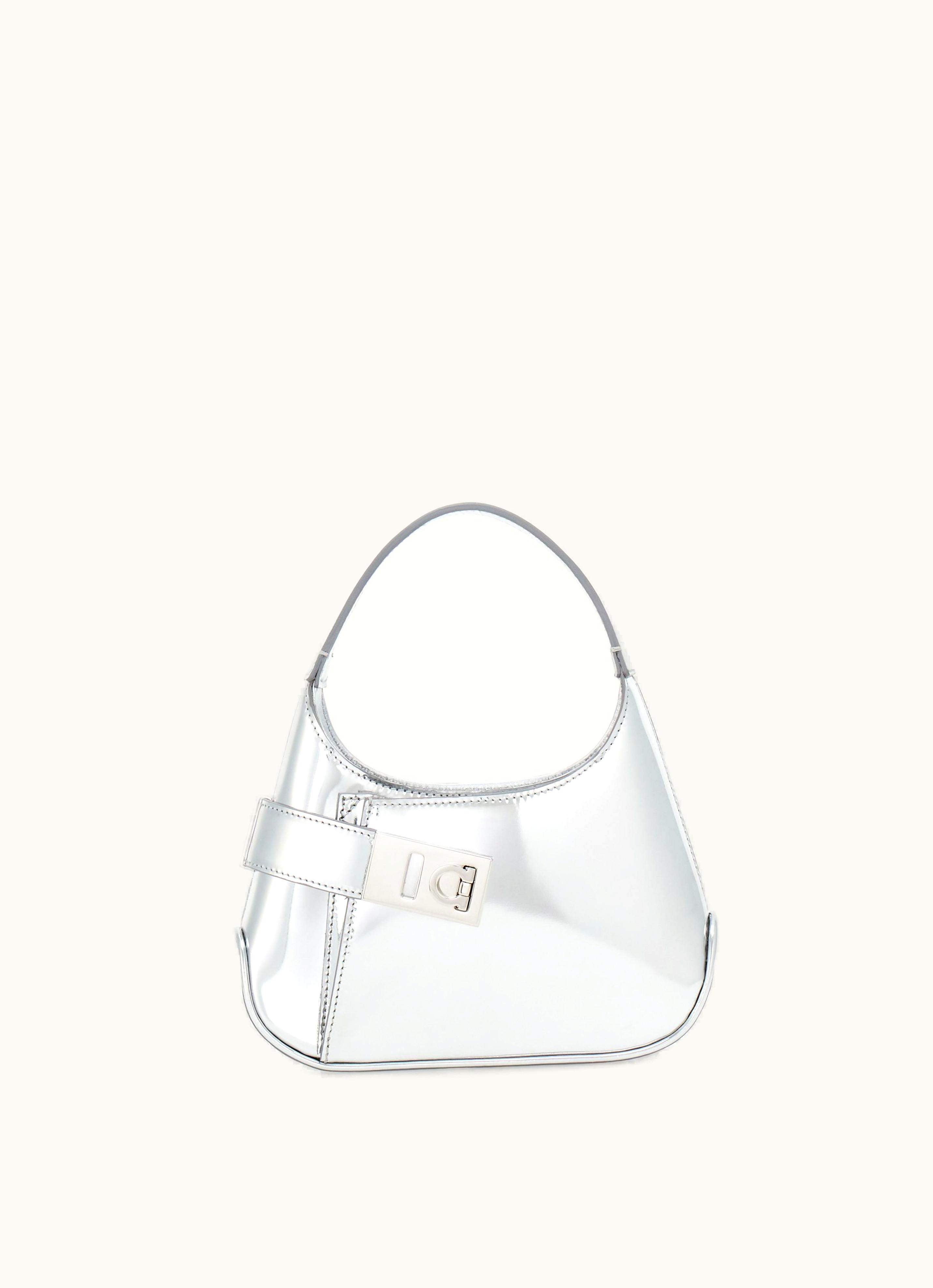 Ferragamo Ferragamo Hobo Mini Bag Silver