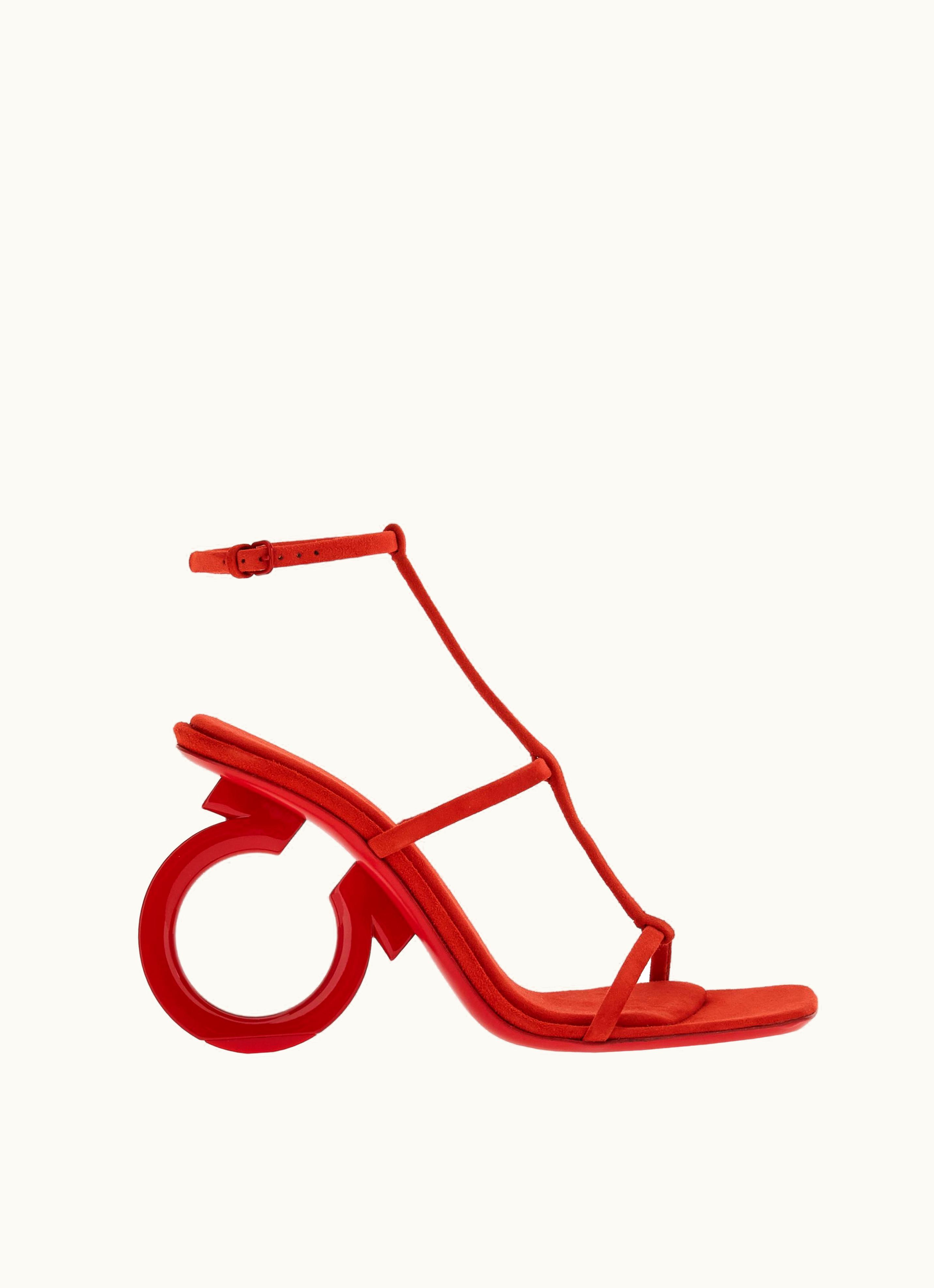 Ferragamo Ferragamo Elina Sandal Red