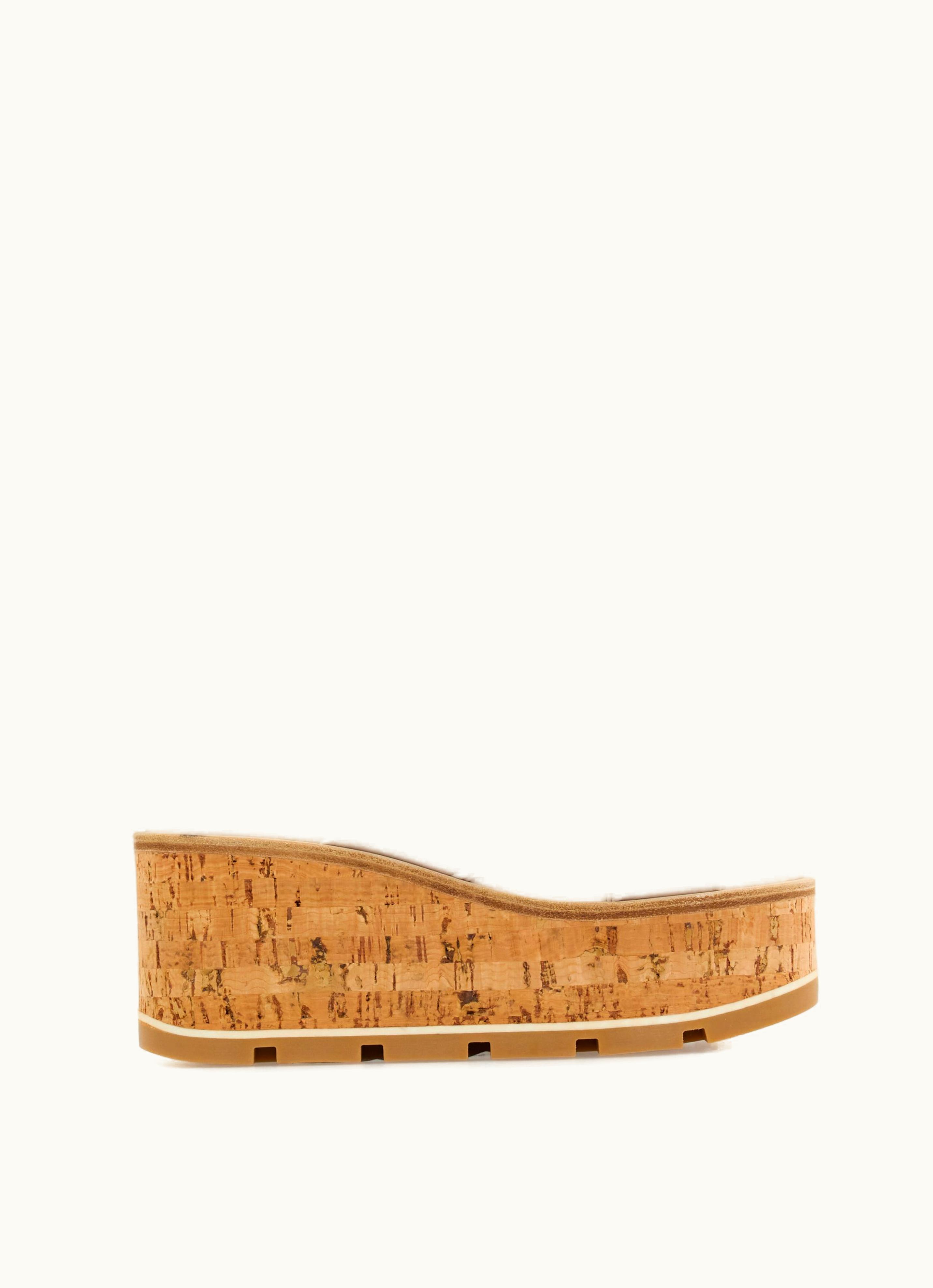 Ferragamo Ferragamo Wedge Slide White