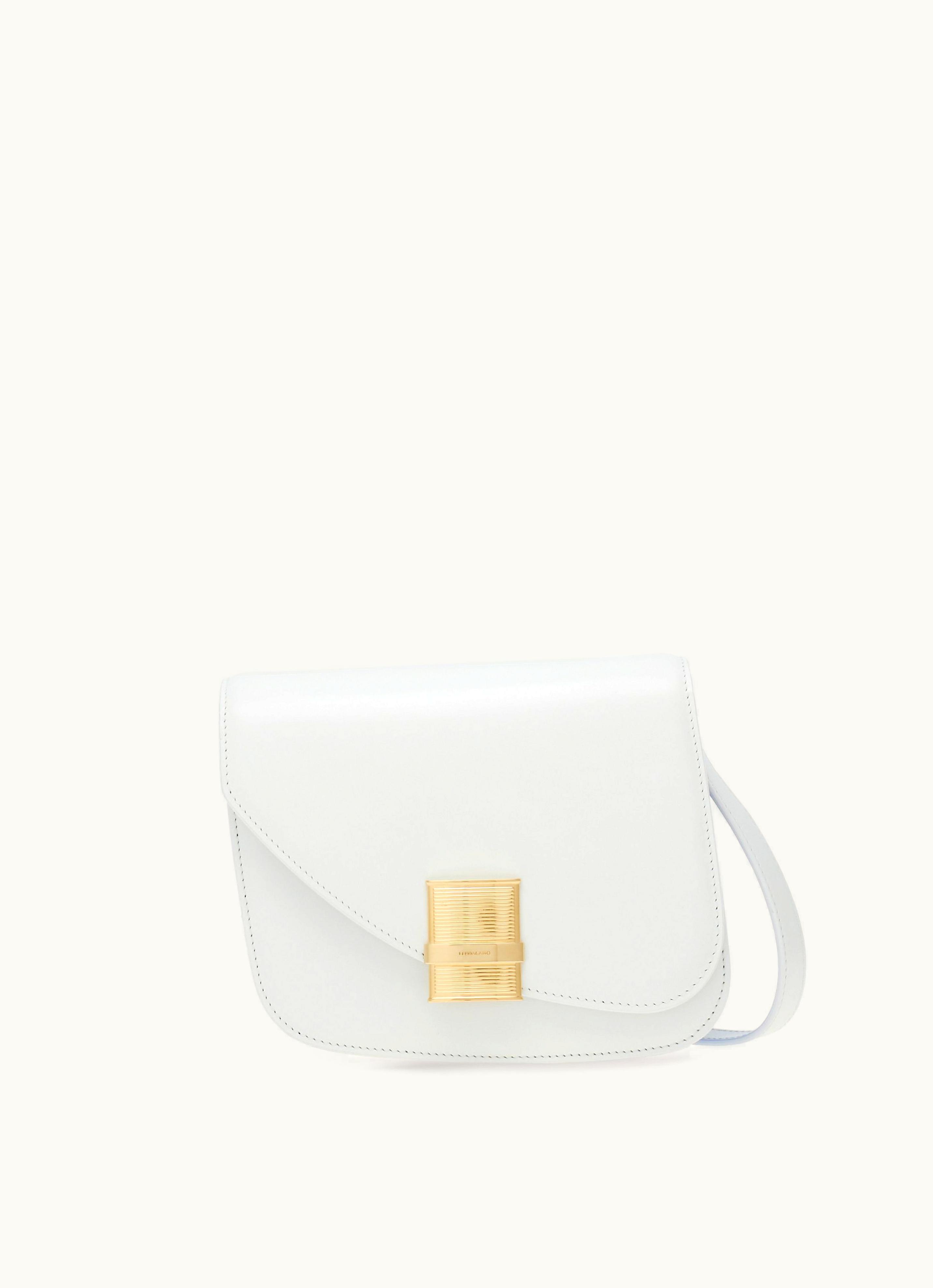 Ferragamo Ferragamo Fiamma Crossbody Bag (s) White