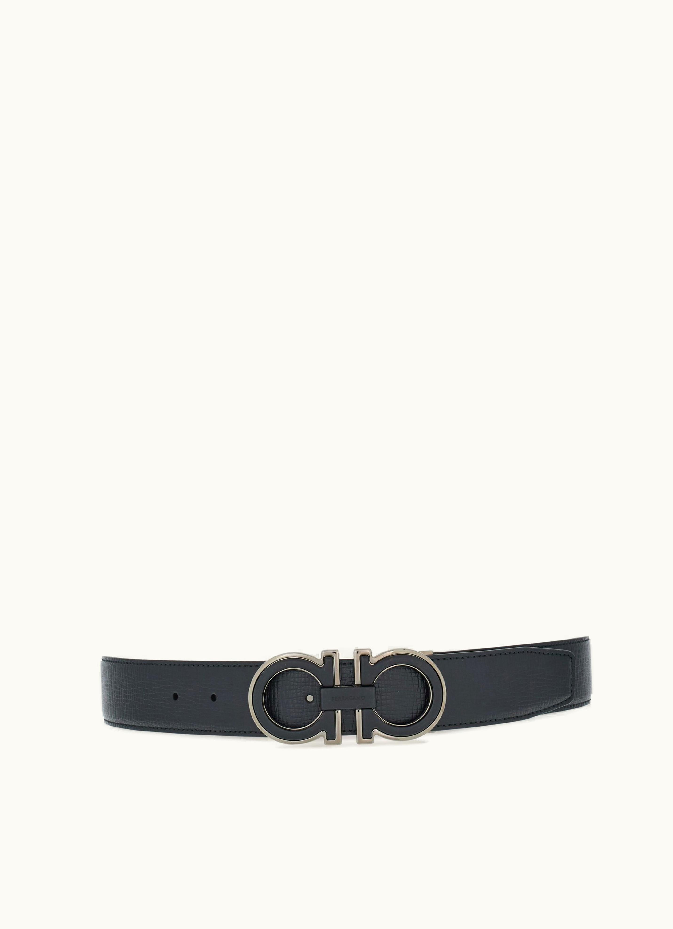Ferragamo Ferragamo Reversible And Adjustable Gancini Belt Belts 770682