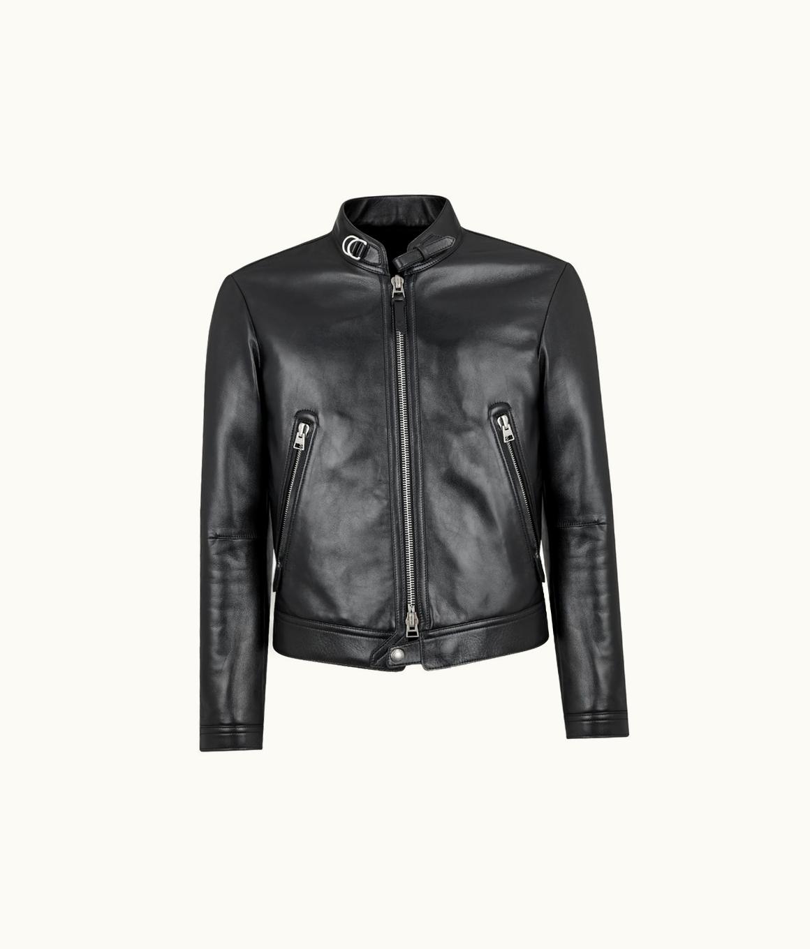 Tom Ford Tom Ford Shiny Nappa Plonge Cafe Biker