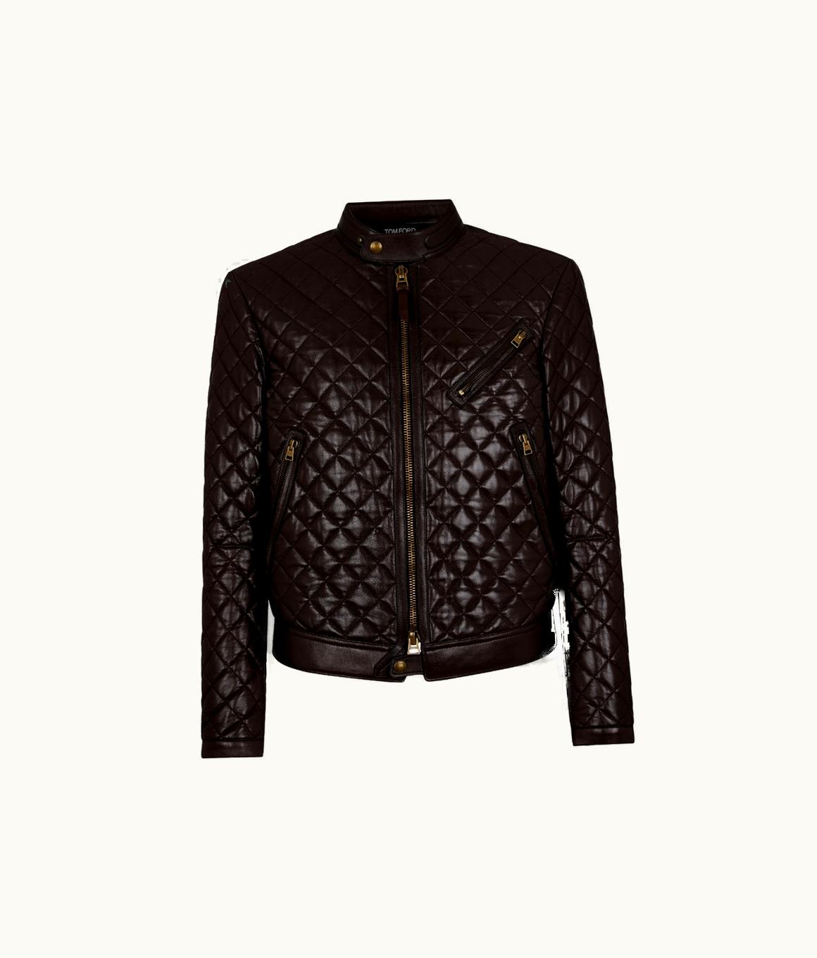 Tom Ford Tom Ford Shiny Nappa Quilted Café Racer