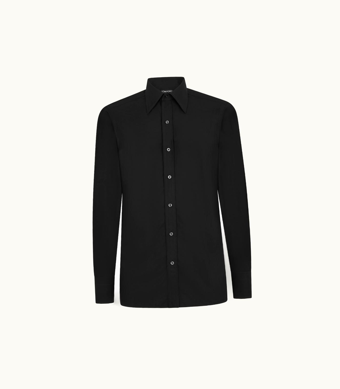 Tom Ford Tom Ford Silk Parachute Slim Fit Shirt